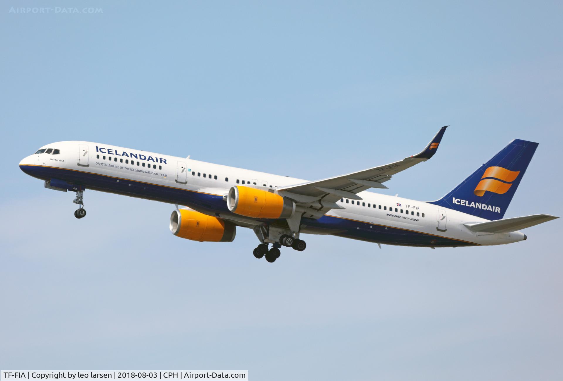 TF-FIA, 2000 Boeing 757-256 C/N 29310, Copenhagen 3.8.2018