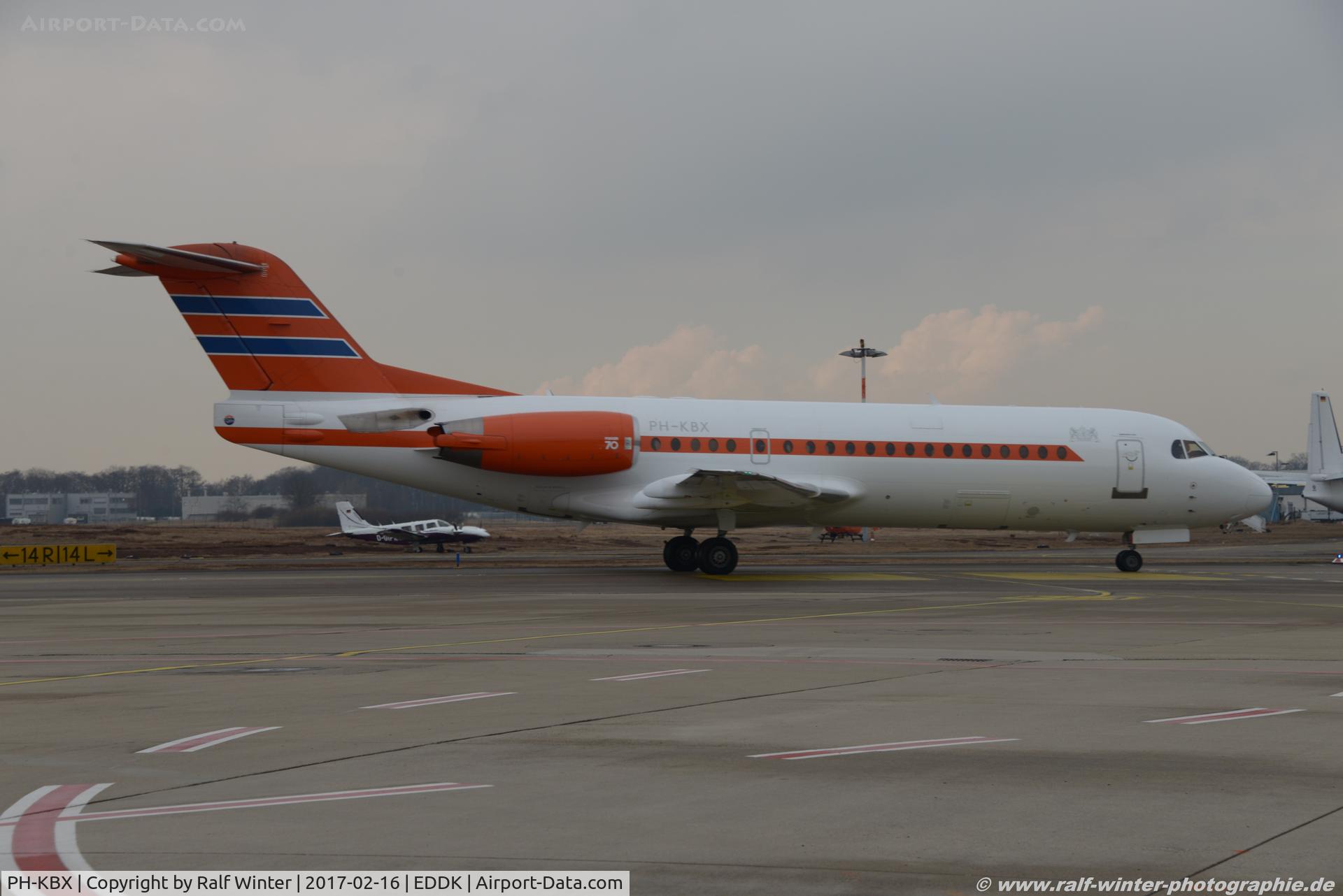 PH-KBX, 1996 Fokker 70 (F-28-0070) C/N 11547, Fokker 70 F28-0070 - Netherlands Government Royal Family - 11547 - PH-KBX - 16.02.2017 - CGN