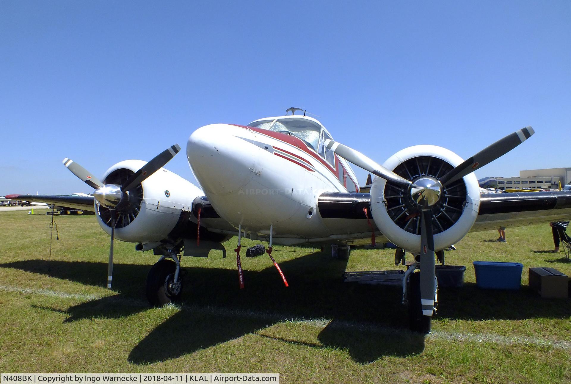 N408BK, 1963 Beech H-18 C/N BA-653, Beechcraft H18 Twin Beech at 2018 Sun 'n Fun, Lakeland FL