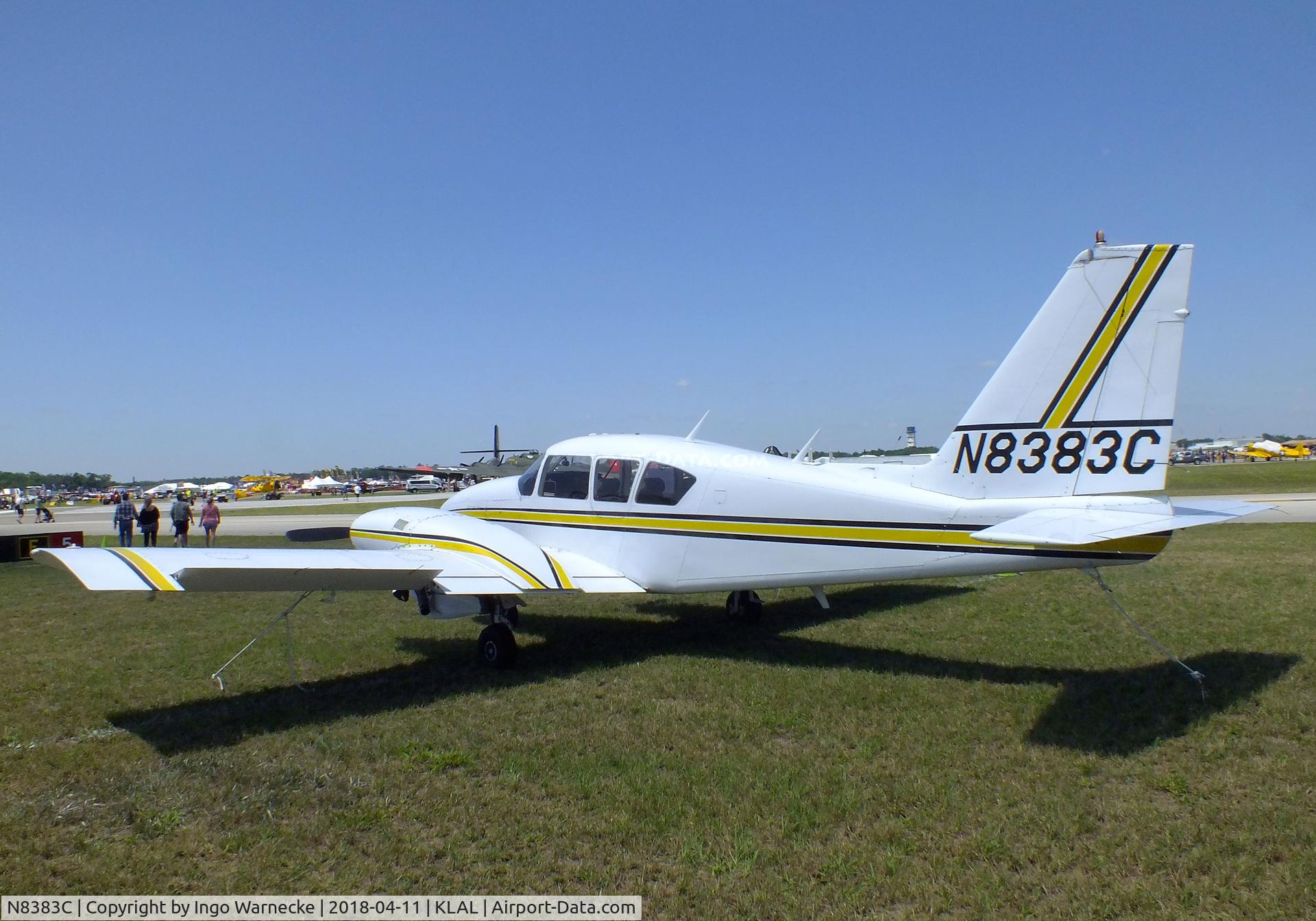 N8383C, 1970 Piper PA-23-250 C/N 27-4412, Piper PA-23-250 Aztec at 2018 Sun 'n Fun, Lakeland FL
