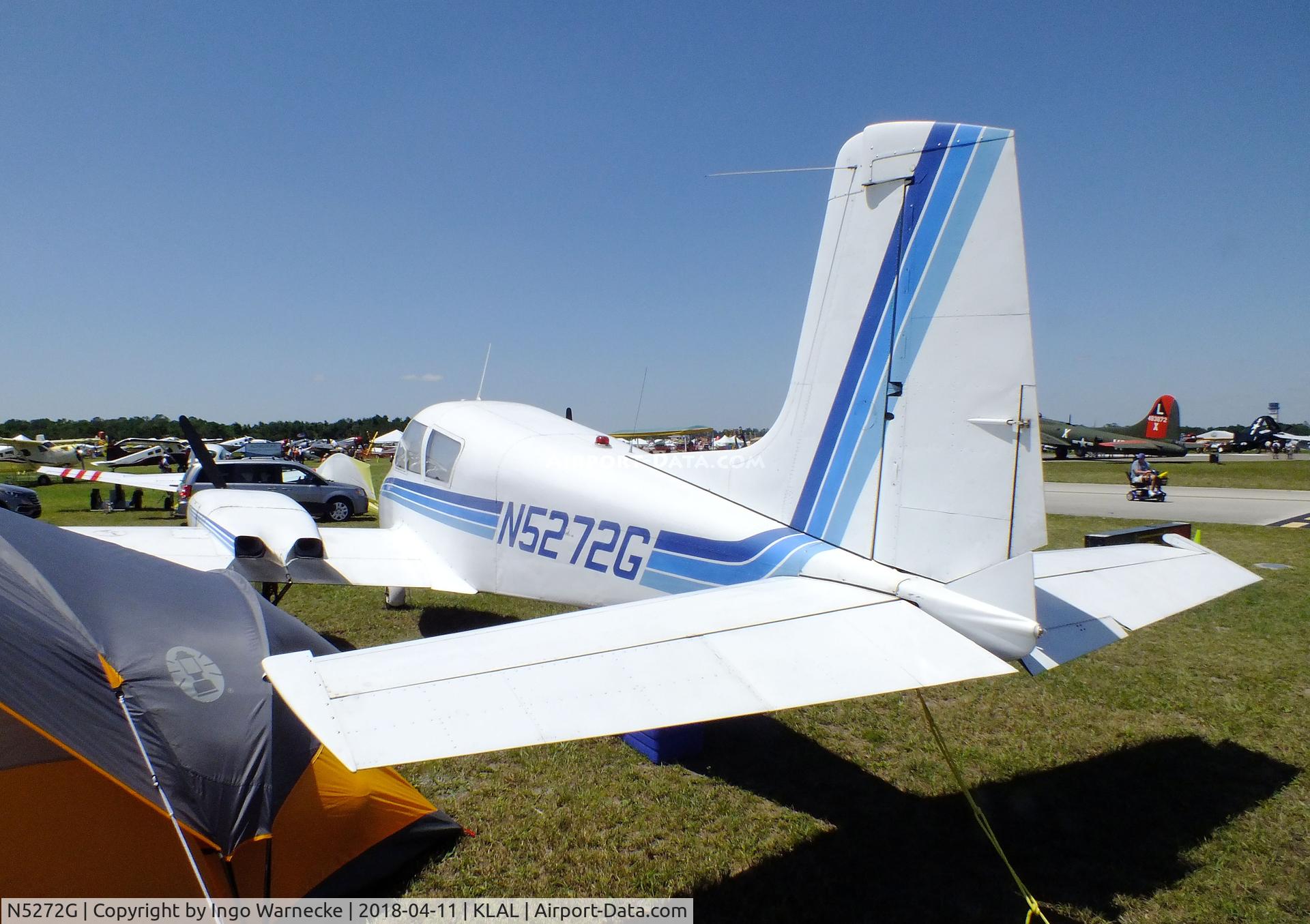 N5272G, 1957 Cessna U-3A Blue Canoe (310A) C/N 38060, Cessna L-27A/U-3A 'Blue Canoe' (310A) at 2018 Sun 'n Fun, Lakeland FL