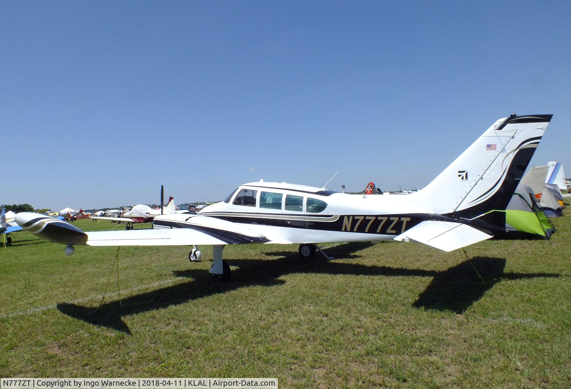 N777ZT, 1966 Cessna 320E Executive Skyknight C/N 320E0033, Cessna 320E Executive Skyknight at 2018 Sun 'n Fun, Lakeland FL