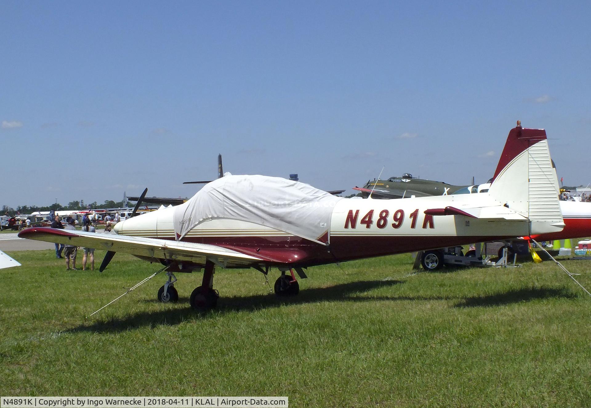 N4891K, 1949 Ryan Navion A C/N NAV-4-1891, Ryan Navion A at 2018 Sun 'n Fun, Lakeland FL