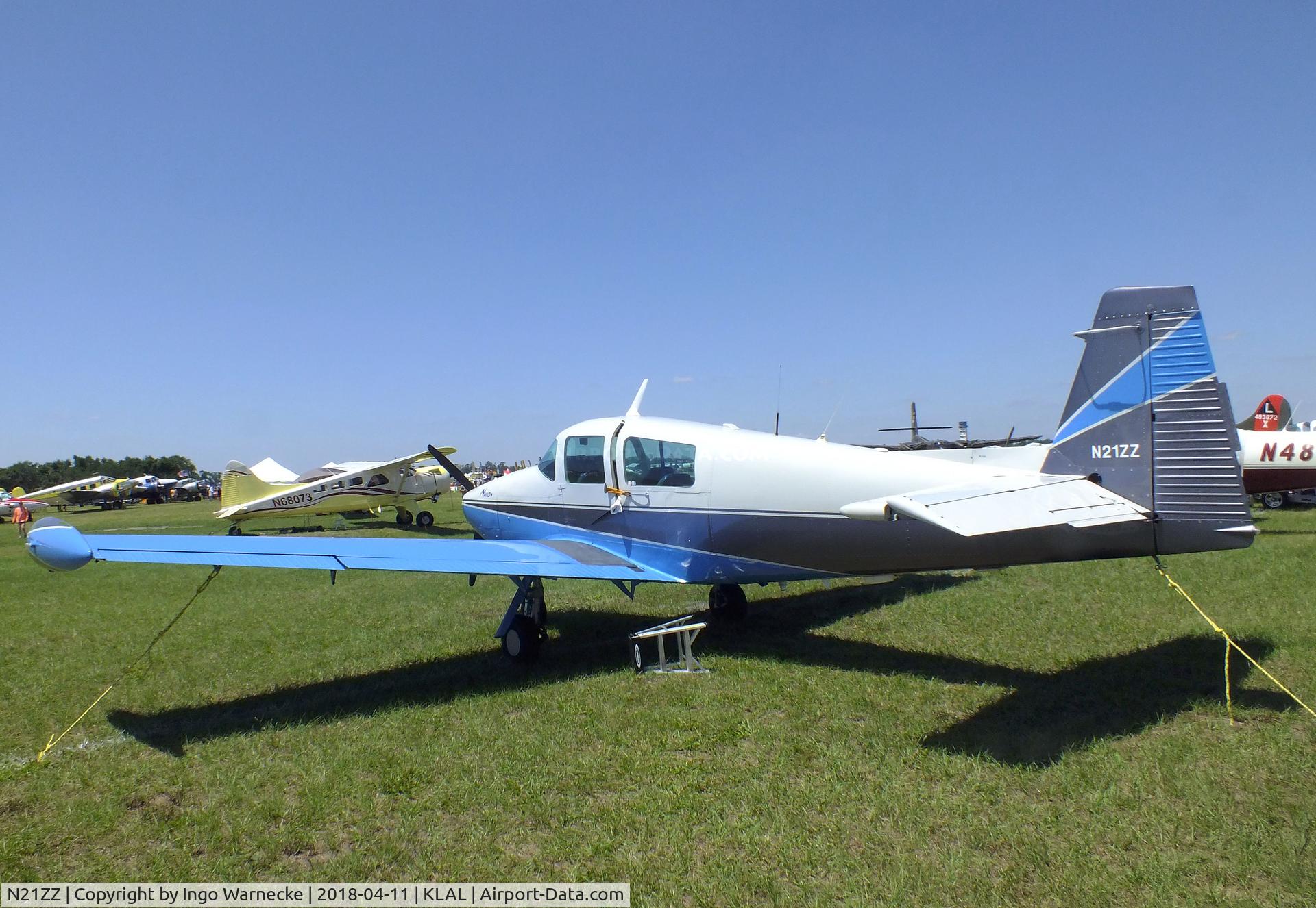 N21ZZ, 1962 Navion Rangemaster G C/N NAV-4-2405, Navion Rangemaster G at 2018 Sun 'n Fun, Lakeland FL