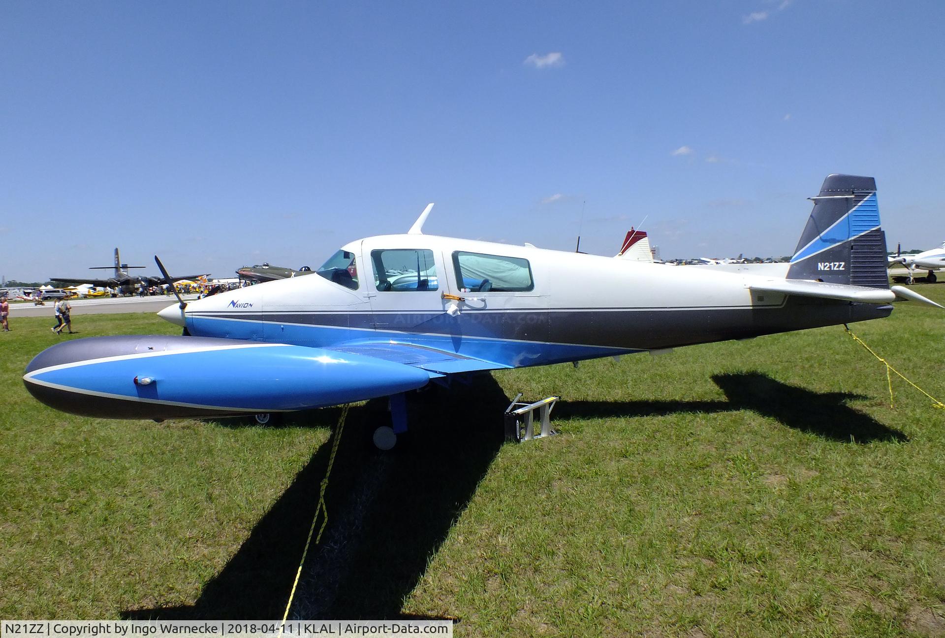 N21ZZ, 1962 Navion Rangemaster G C/N NAV-4-2405, Navion Rangemaster G at 2018 Sun 'n Fun, Lakeland FL