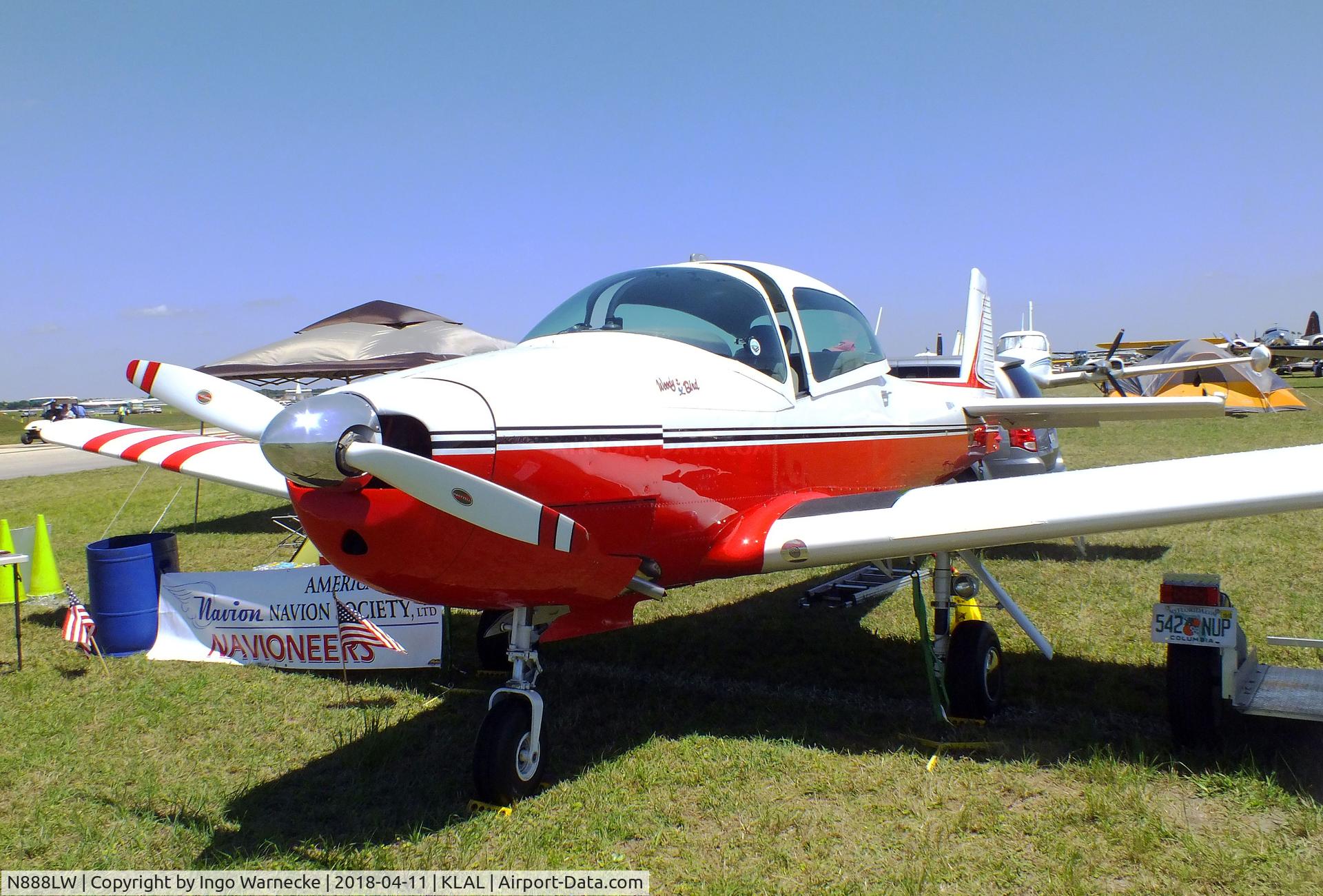 N888LW, 1948 Ryan Navion A C/N NAV-4-1283, Ryan Navion A at 2018 Sun 'n Fun, Lakeland FL