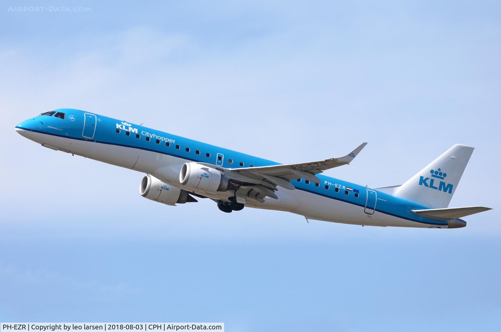 PH-EZR, 2010 Embraer 190LR (ERJ-190-100LR) C/N 19000375, Copenhagen 3.8.2018