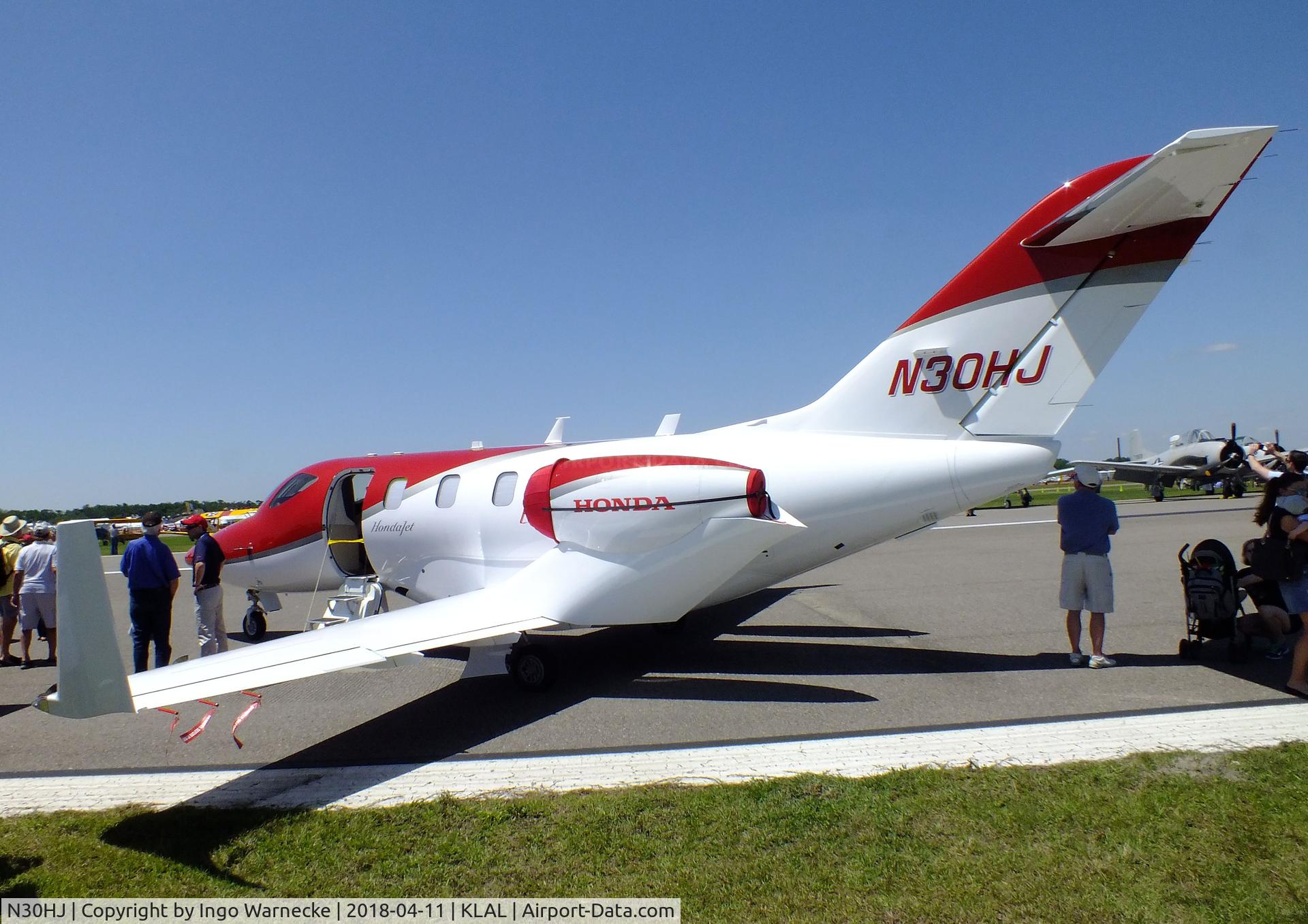 N30HJ, 2018 Honda HA-420 HondaJet C/N 42000096, Honda HA-420 HondaJet at 2018 Sun 'n Fun, Lakeland FL