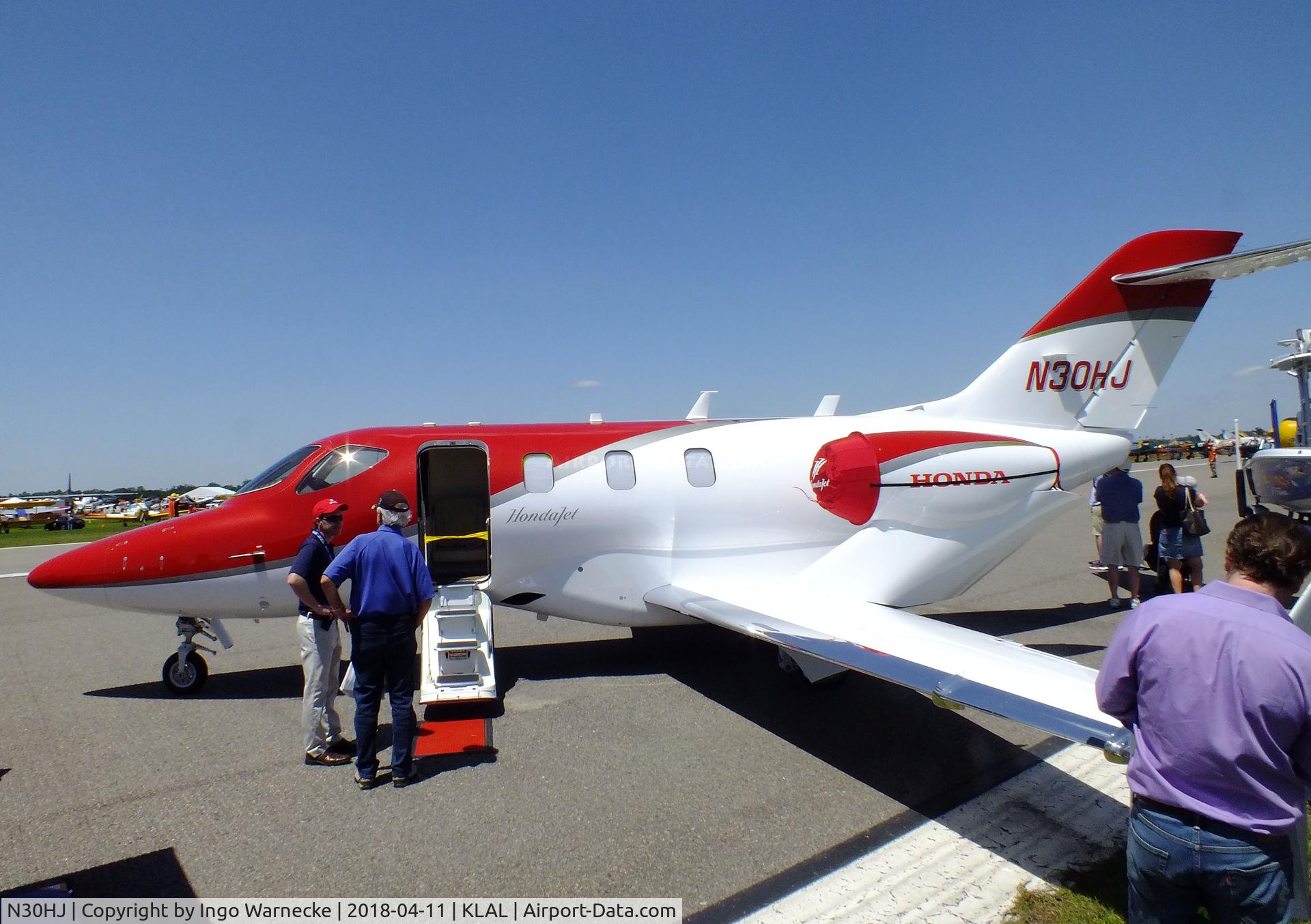 N30HJ, 2018 Honda HA-420 HondaJet C/N 42000096, Honda HA-420 HondaJet at 2018 Sun 'n Fun, Lakeland FL