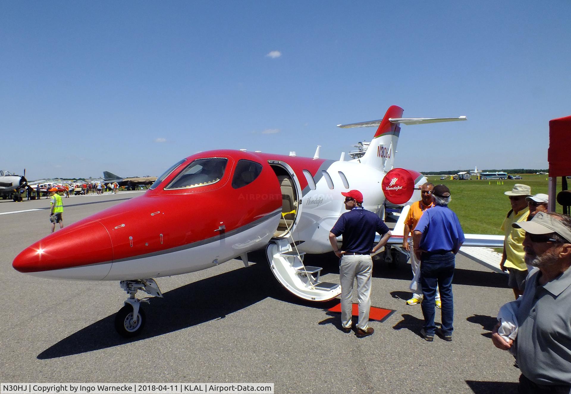 N30HJ, 2018 Honda HA-420 HondaJet C/N 42000096, Honda HA-420 HondaJet at 2018 Sun 'n Fun, Lakeland FL