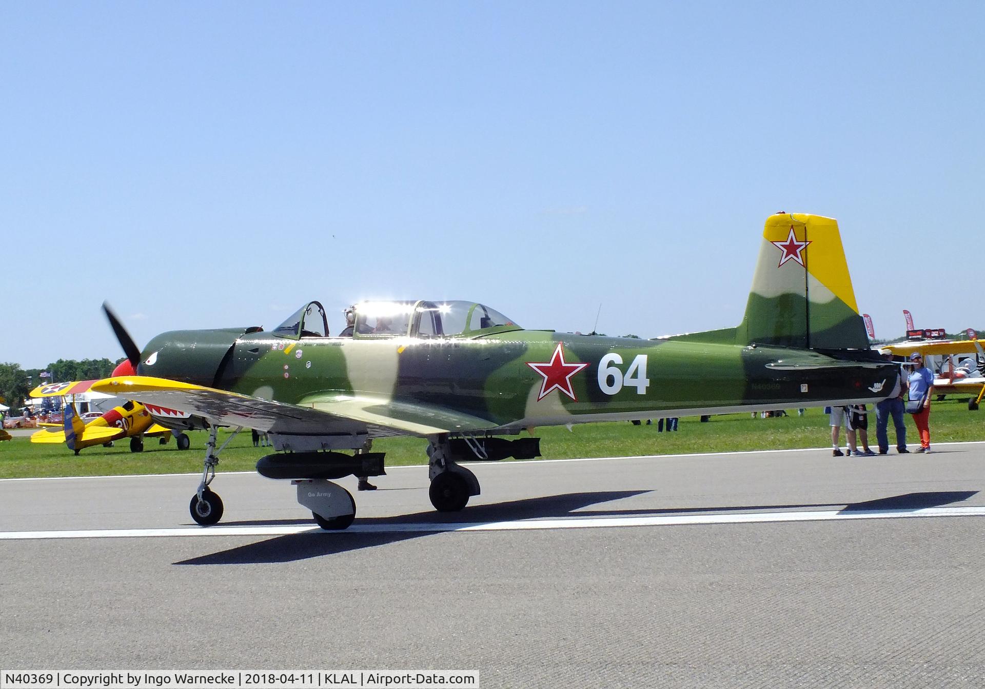 N40369, 1982 Nanchang CJ-6 C/N 3732008, Nanchang CJ-6 at 2018 Sun 'n Fun, Lakeland FL