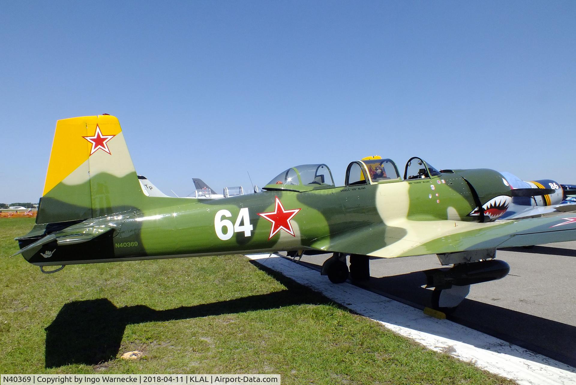 N40369, 1982 Nanchang CJ-6 C/N 3732008, Nanchang CJ-6 at 2018 Sun 'n Fun, Lakeland FL
