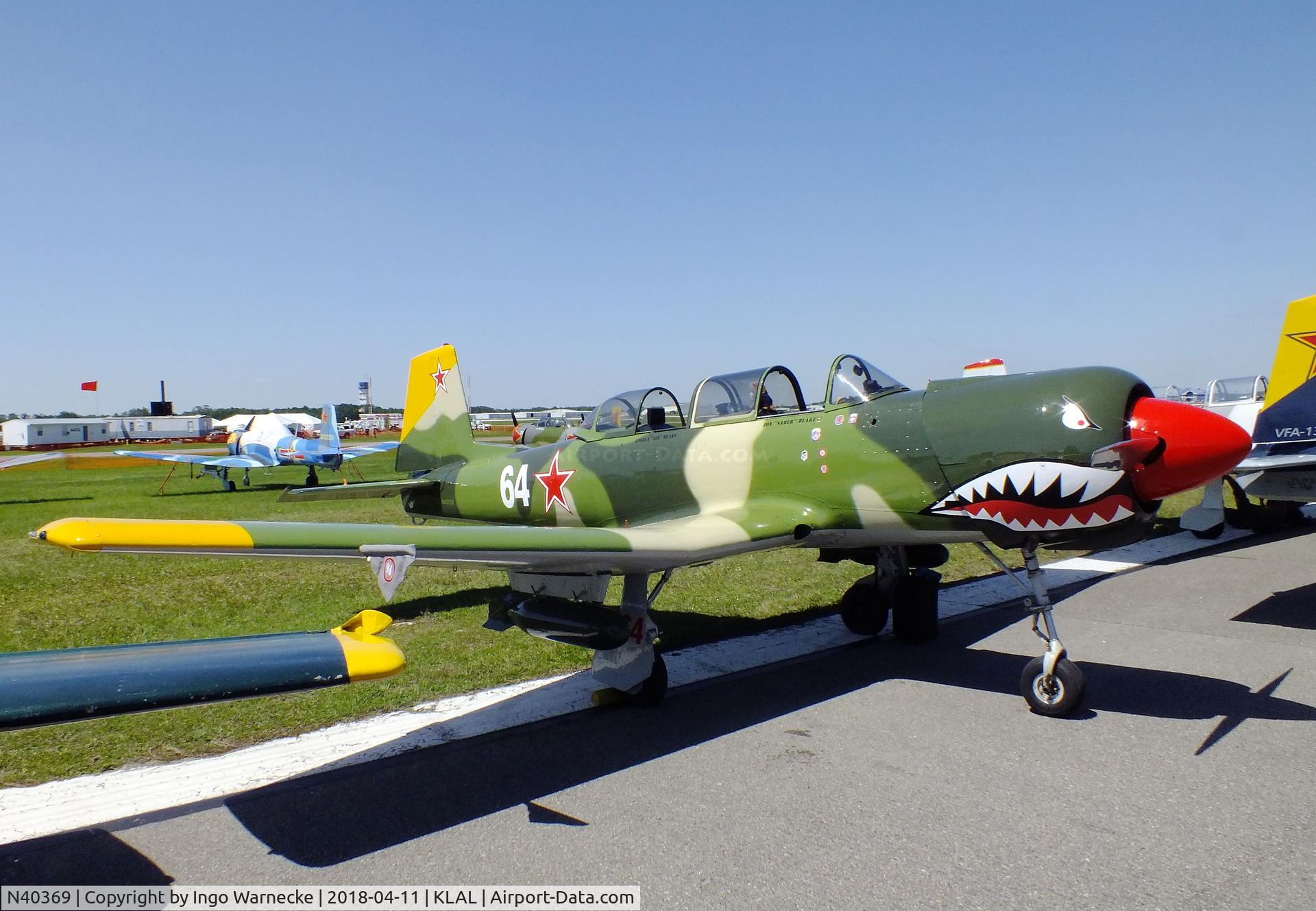 N40369, 1982 Nanchang CJ-6 C/N 3732008, Nanchang CJ-6 at 2018 Sun 'n Fun, Lakeland FL