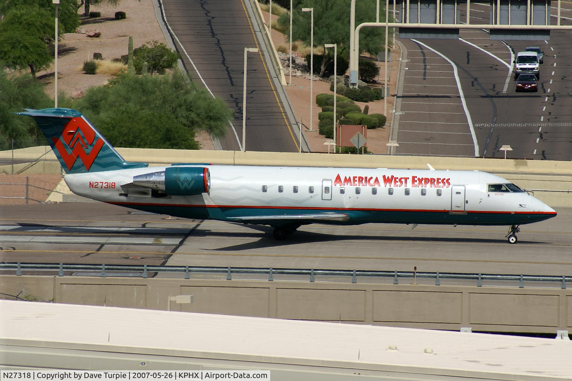 N27318, 1999 Bombardier CRJ-200LR (CL-600-2B19) C/N 7318, No comment.