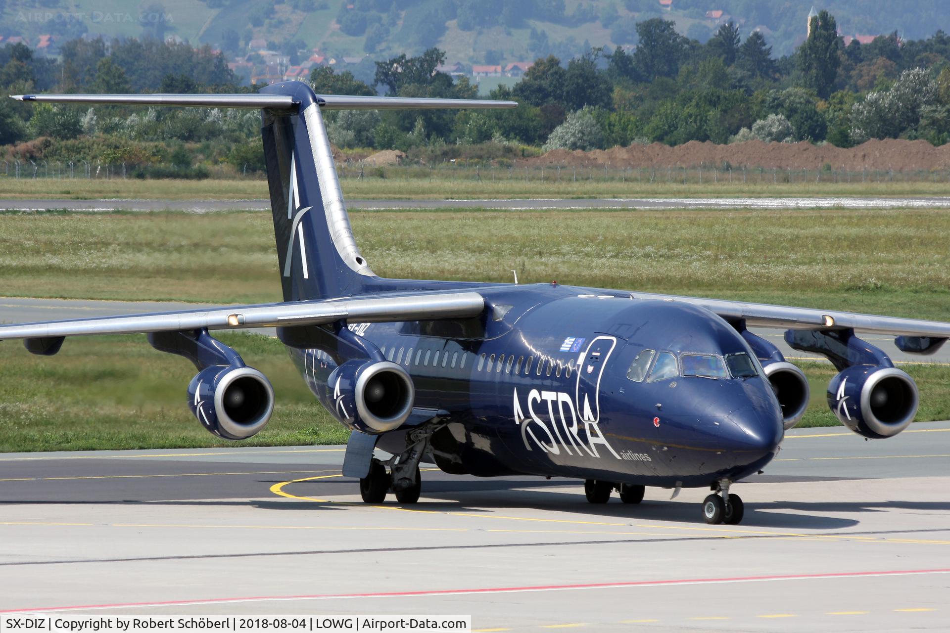 SX-DIZ, 1991 British Aerospace BAe.146-300 C/N E3206, SX-DIZ @ LOWG