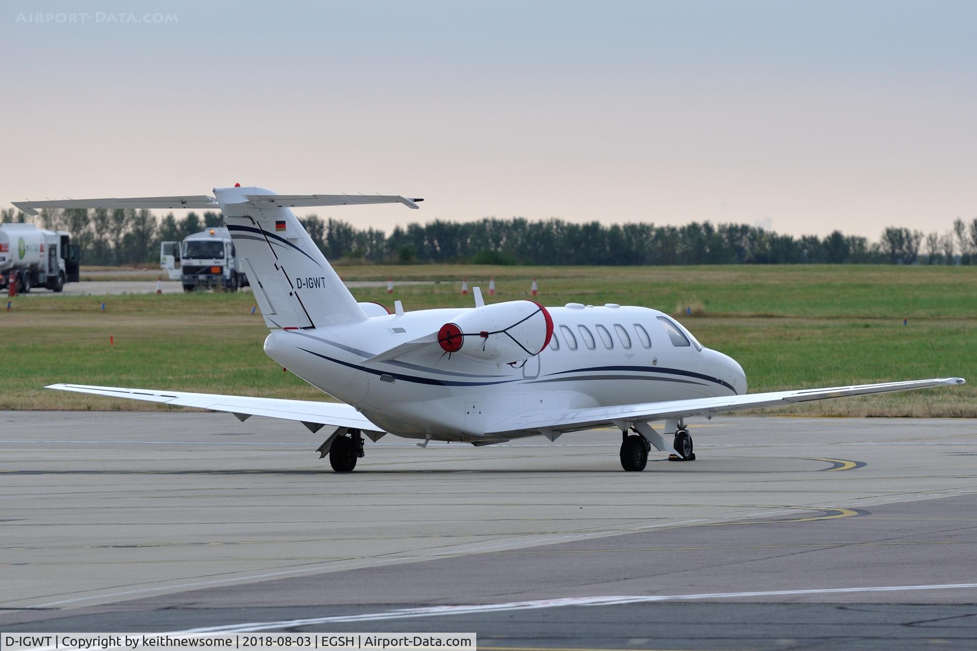 D-IGWT, 2008 Cessna 525A CitationJet CJ2+ C/N 525A-0403, Nice Visitor.