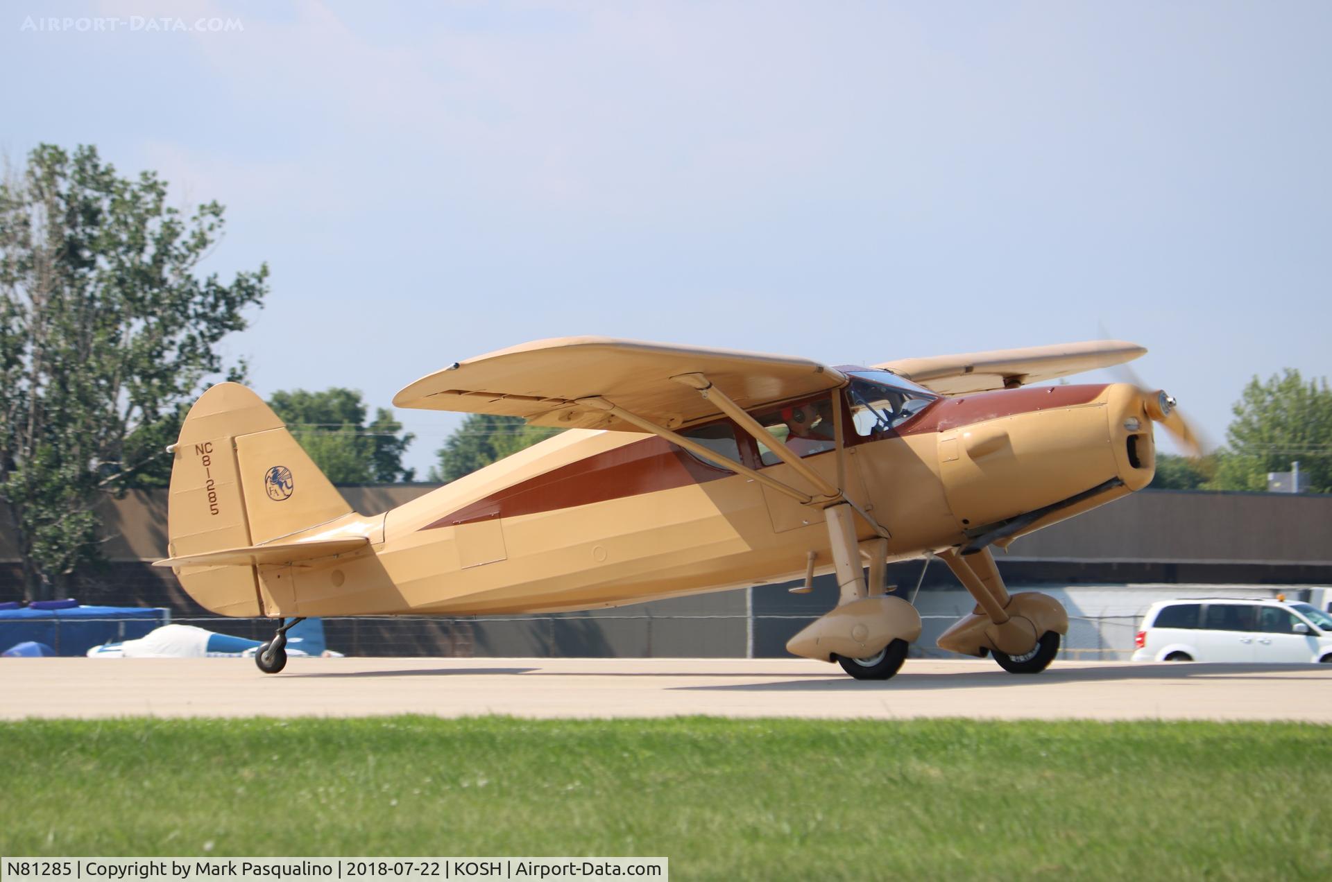 N81285, 1946 Fairchild 24R-46 C/N R46185, Fairchild 24R-46