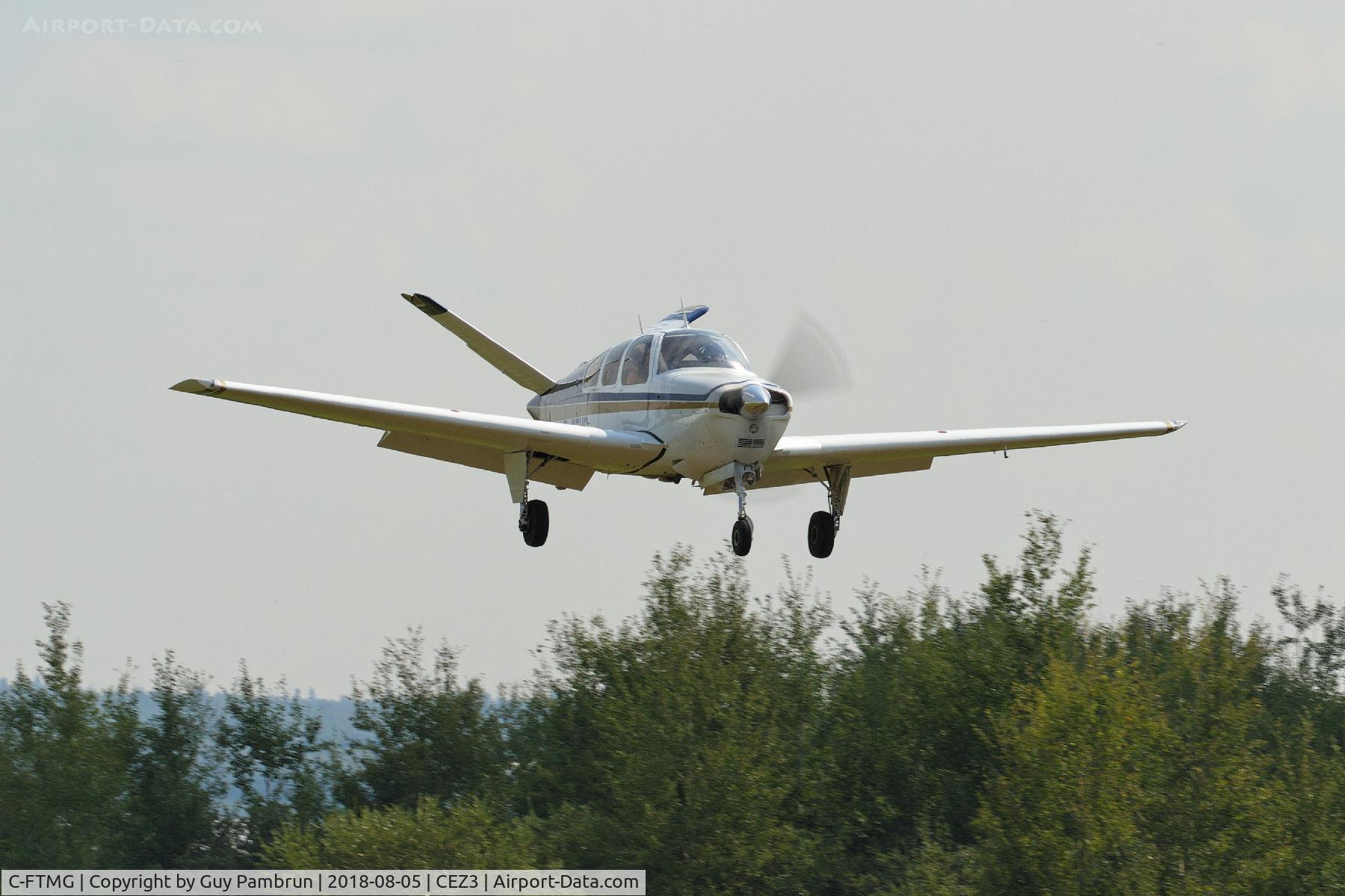 C-FTMG, 1966 Beech V35 Bonanza C/N D-8280, Landing