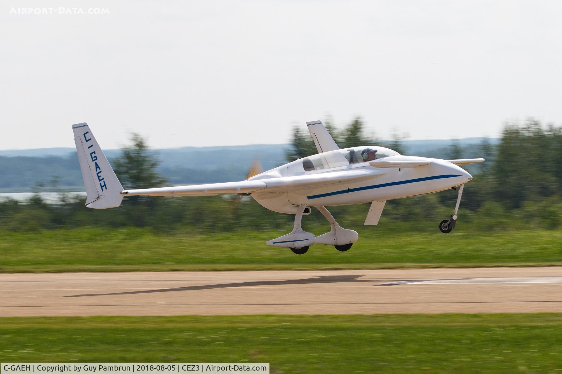 C-GAEH, 1993 Rutan Long-EZ C/N 1699, Landing