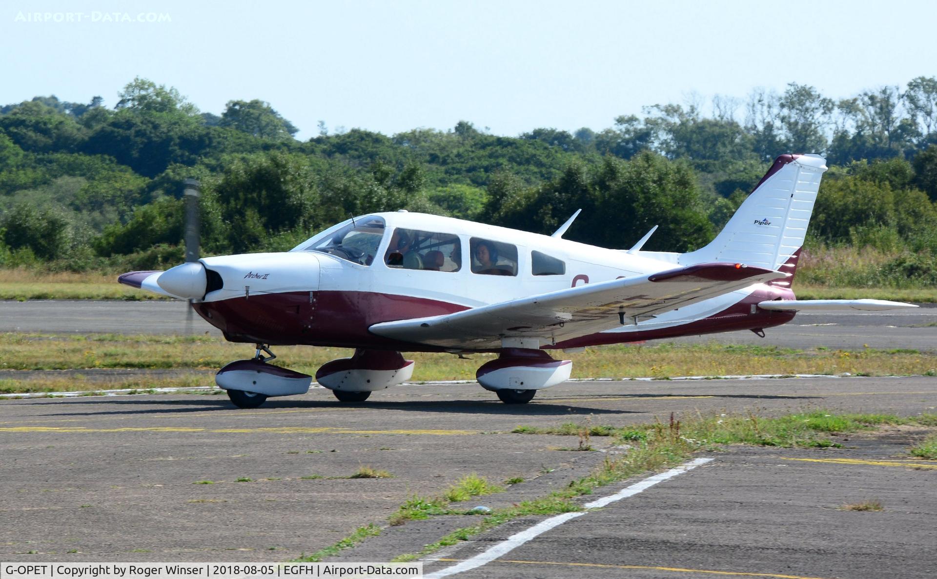 G-OPET, 1975 Piper PA-28-181 Cherokee Archer II C/N 28-7690067, Visiting Archer II.