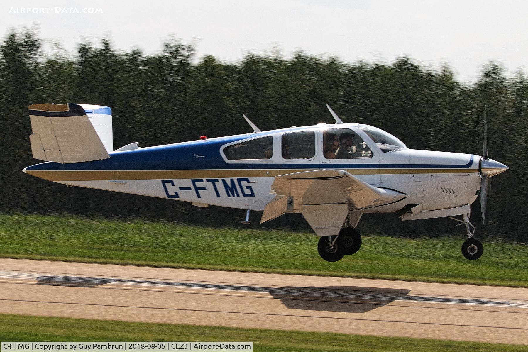 C-FTMG, 1966 Beech V35 Bonanza C/N D-8280, Landing