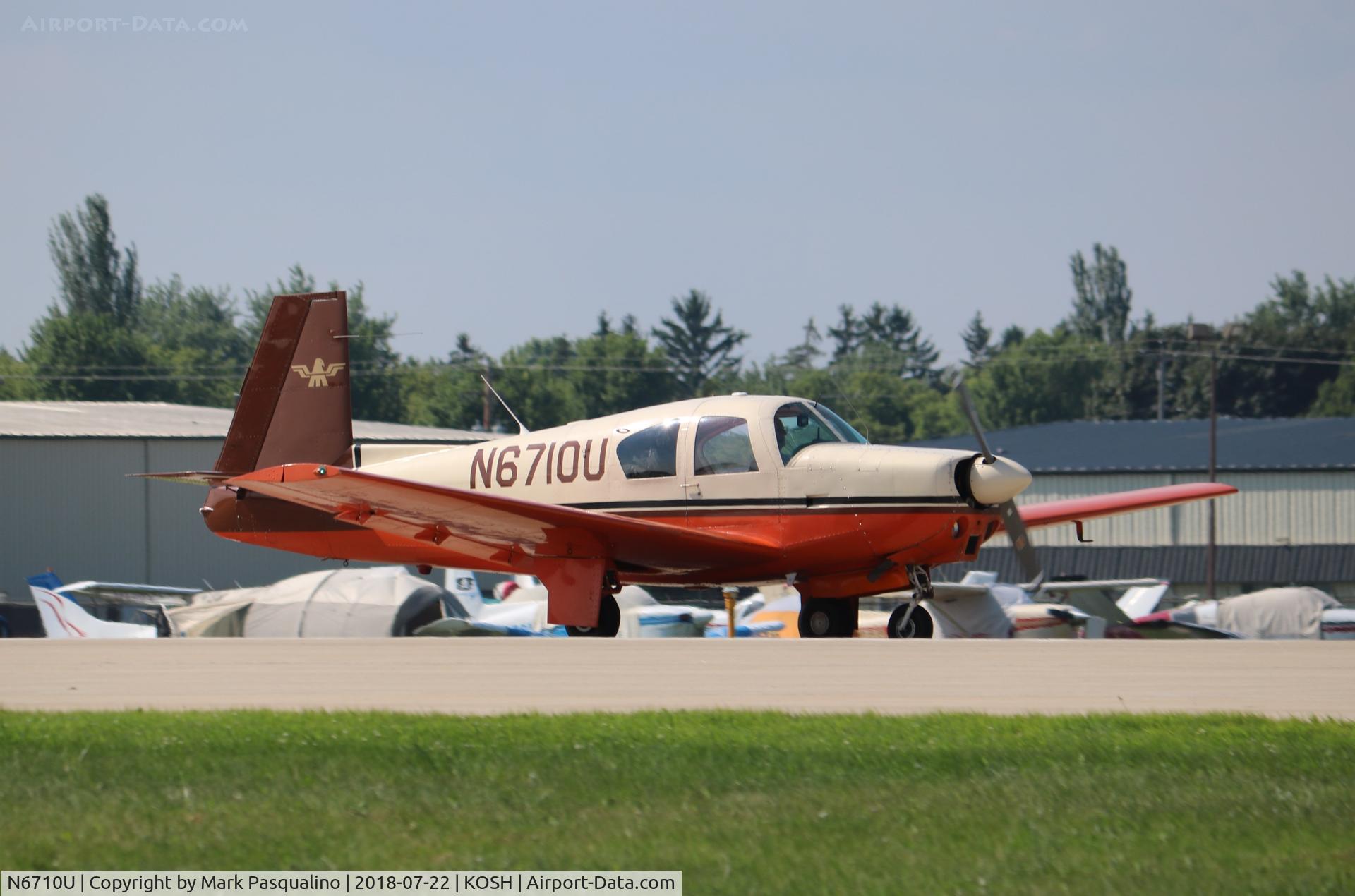 N6710U, 1963 Mooney M20C Ranger C/N 2442, Mooney M20C
