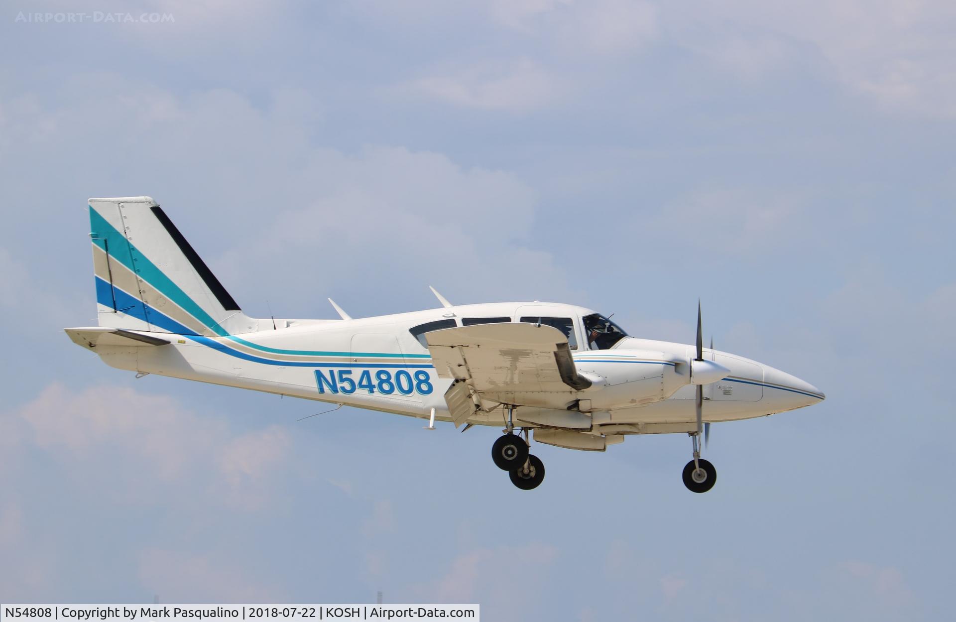 N54808, 1975 Piper PA-23-250 Aztec C/N 277554106, Piper PA-23-250