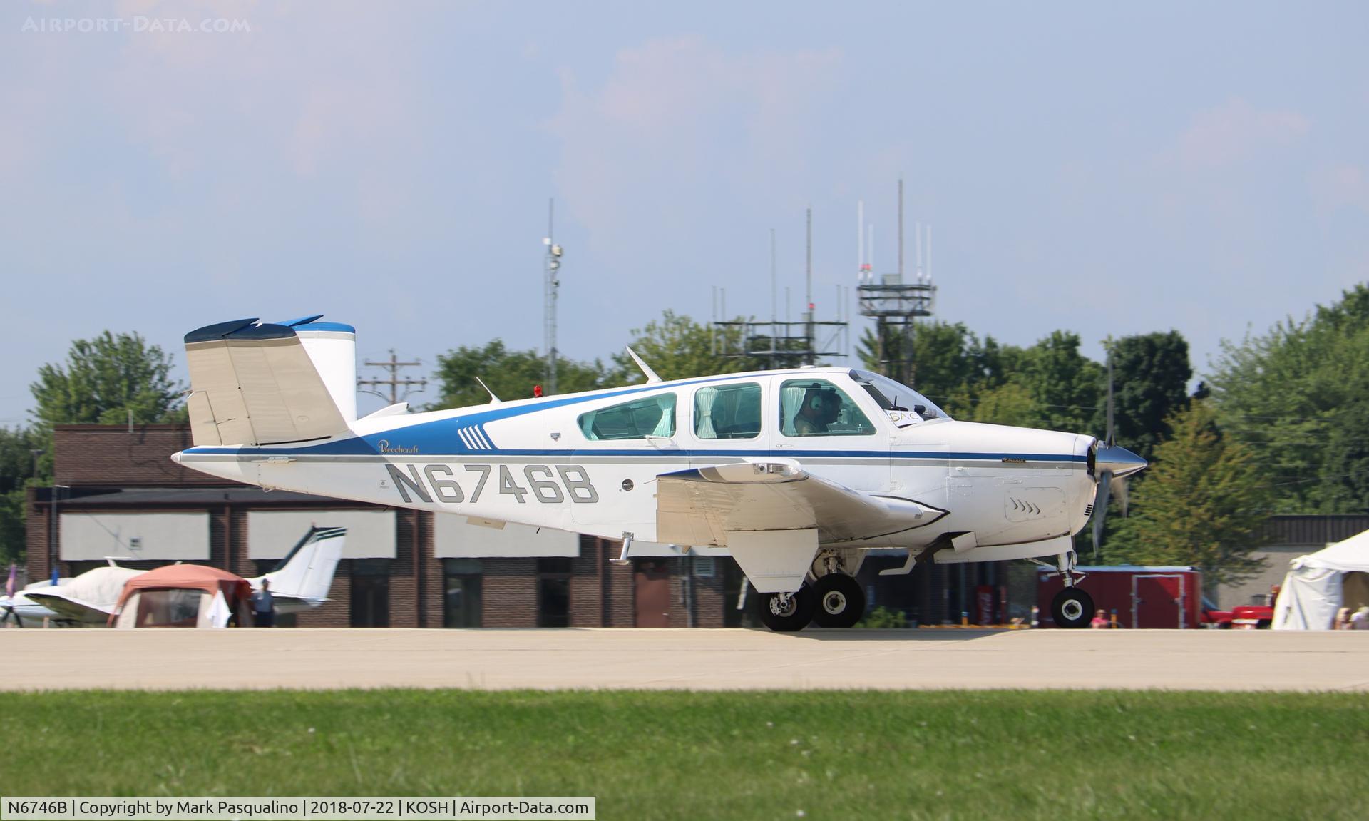 N6746B, 1980 Beech V35B Bonanza C/N D-10344, Beech V35B