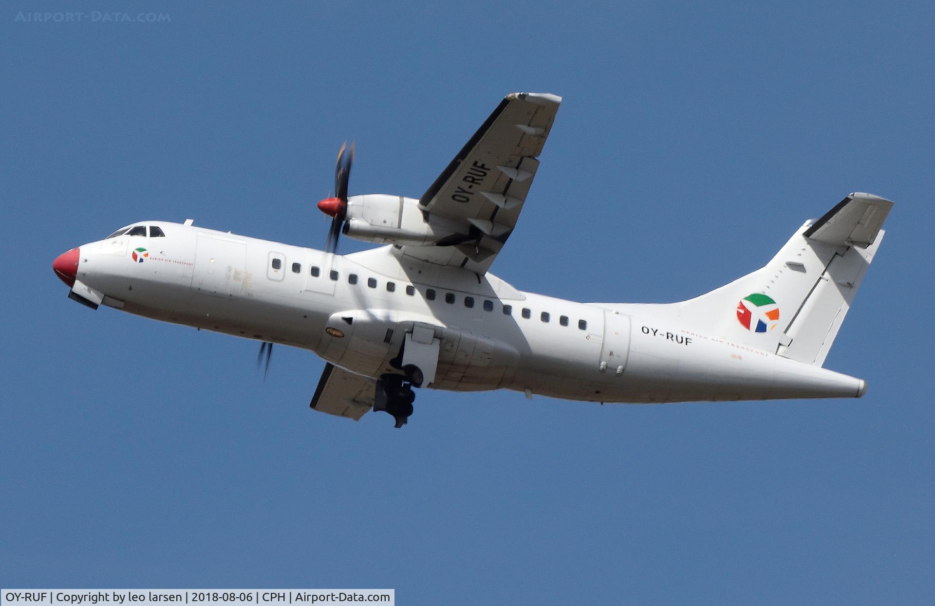 OY-RUF, 1997 ATR 42-500 C/N 515, Copenhagen 6.8.2018