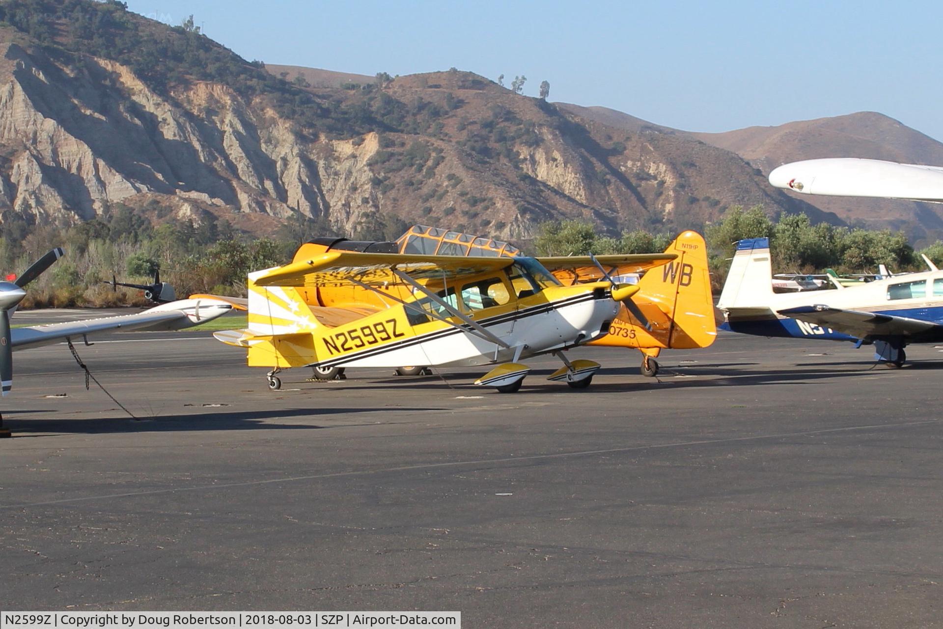 N2599Z, 1977 Bellanca 8KCAB Decathlon C/N 319-77, 1977 Bellanca 8KCAB DECATHLON, Lycoming AEIO-360 180 Hp, on Transient Ramp