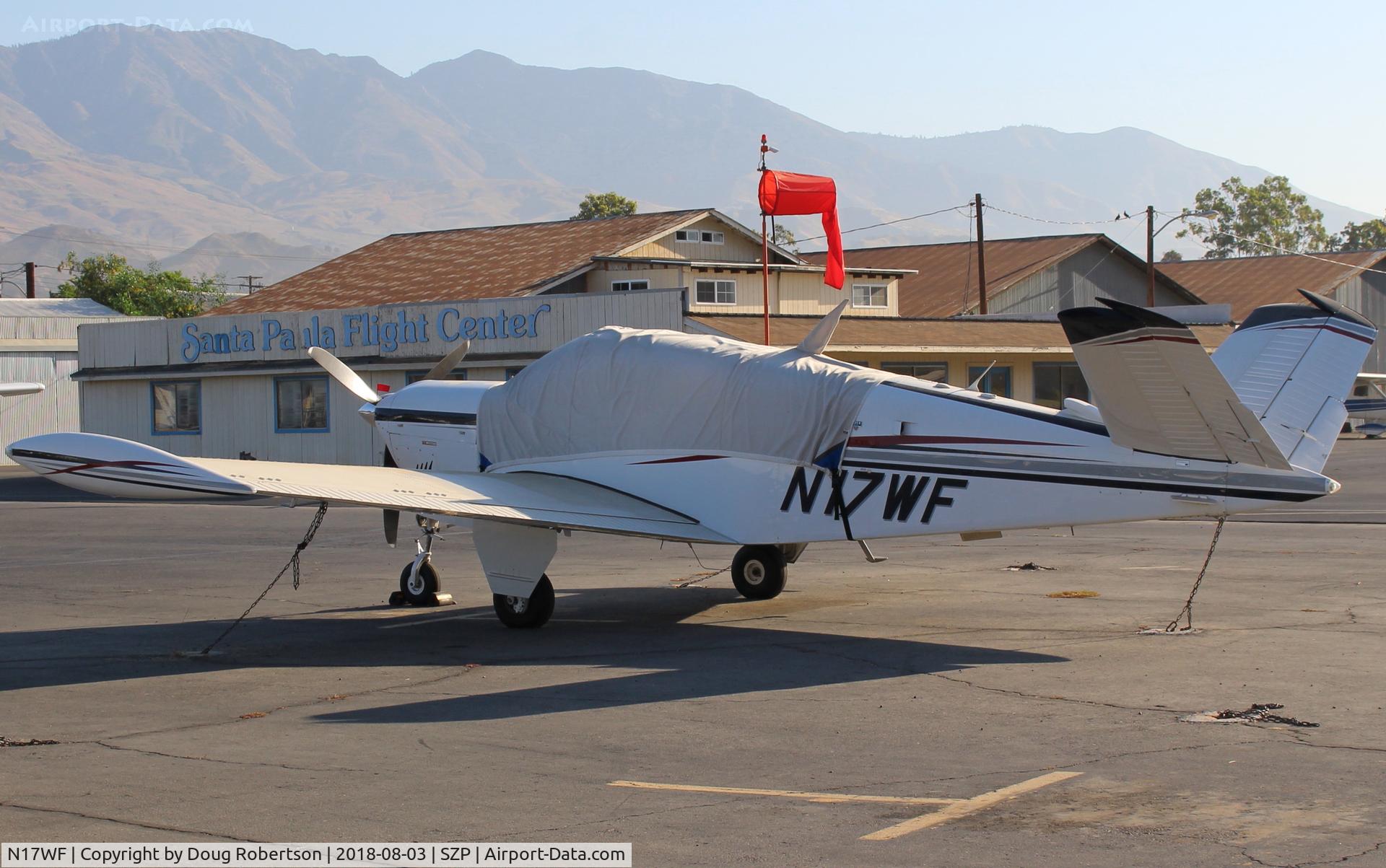 N17WF, 1978 Beech V35B Bonanza C/N D-10191, 1978 Beech V35B BONANZA, Continental IO-520 285 Hp, on Transient Ramp