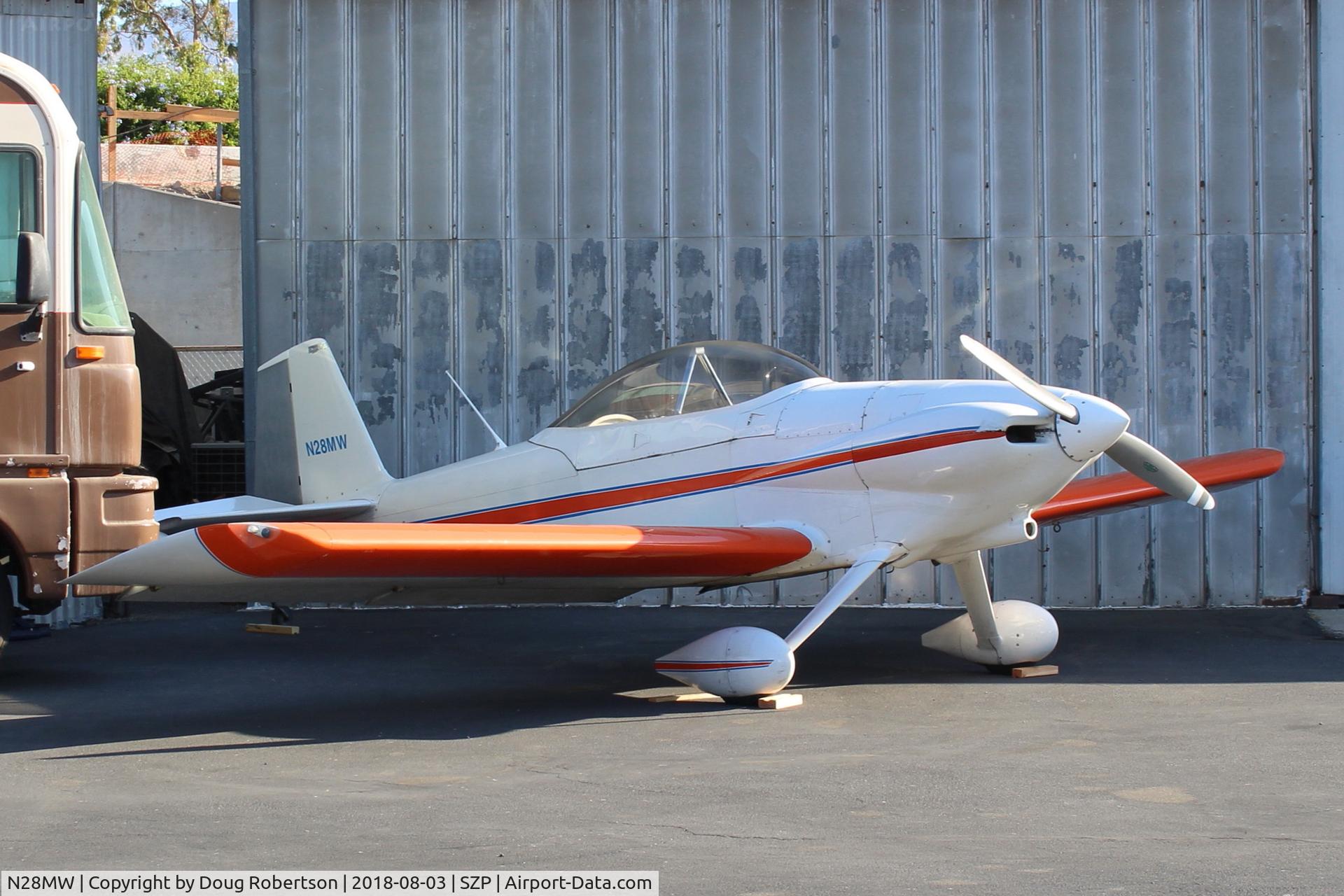 N28MW, 1986 Vans RV-4 C/N 1067, 1986 Waldorf VAN's RV-4, Lycoming O-320
