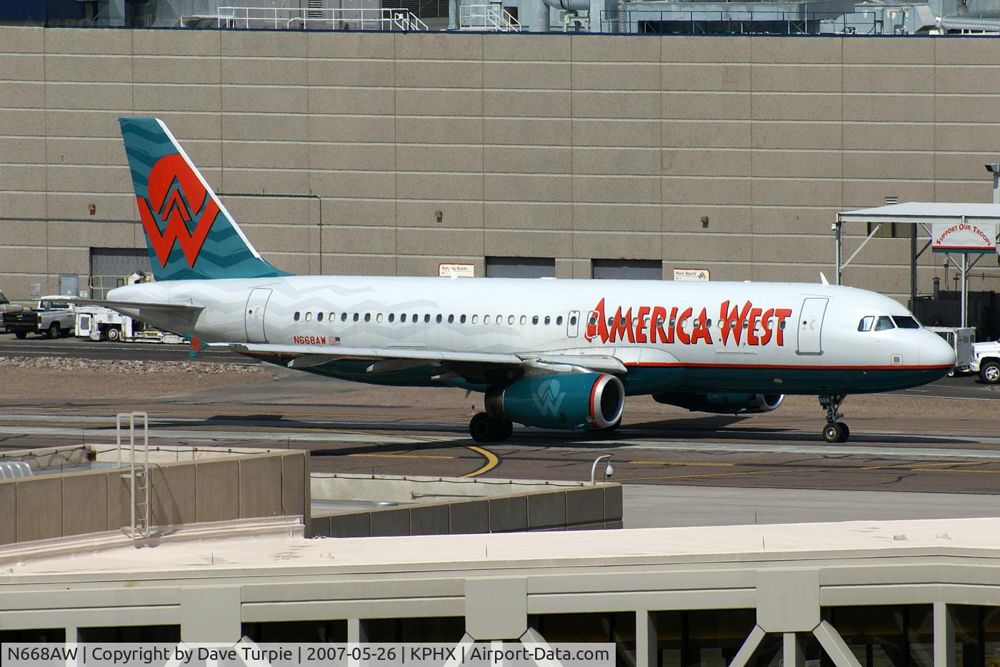 N668AW, 2002 Airbus A320-232 C/N 1764, No comment.