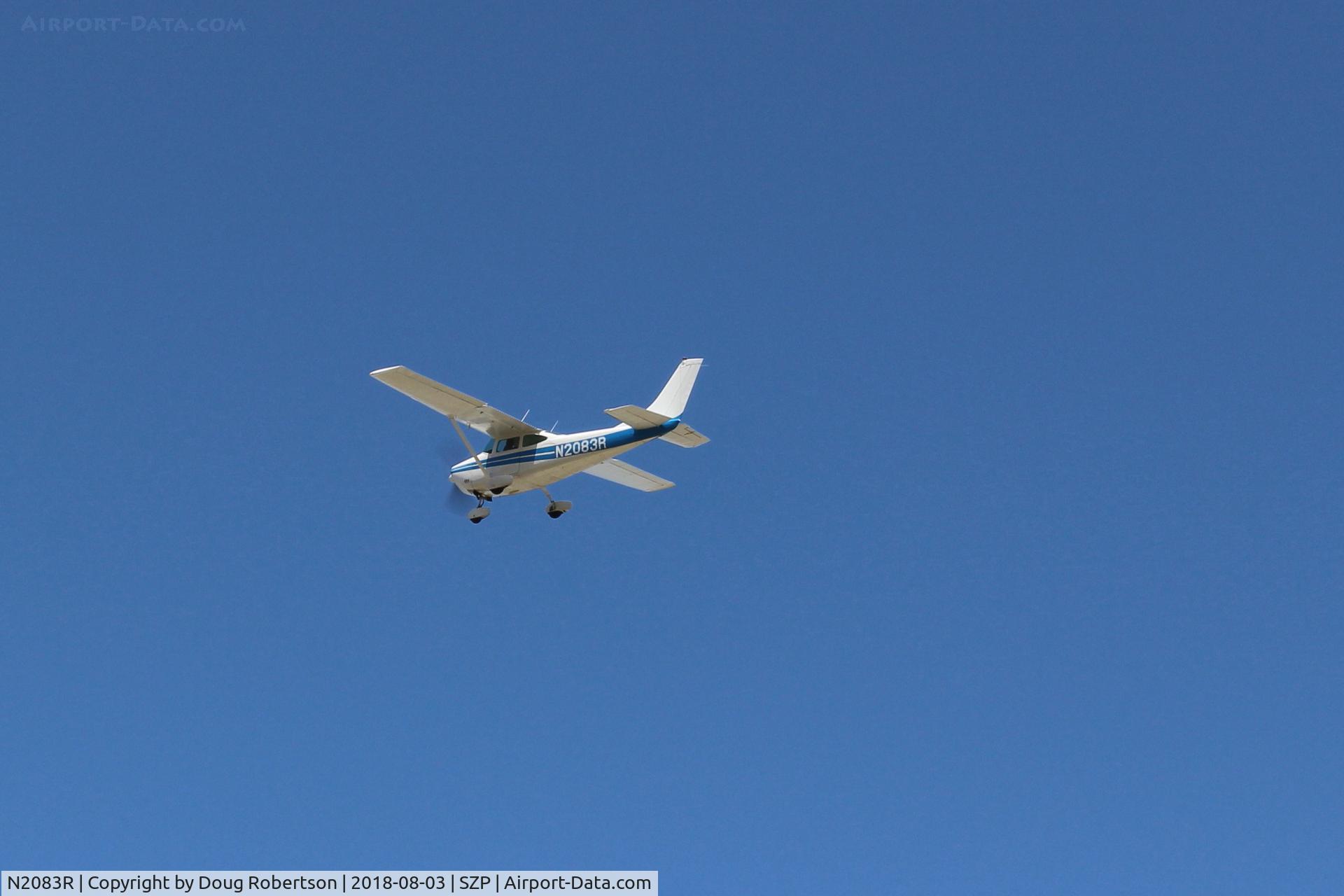 N2083R, 1964 Cessna 182G Skylane C/N 18255283, 1964 Cessna 182G SKYLANE, Continental O-470-S 230 Hp, takeoff climb Rwy 22