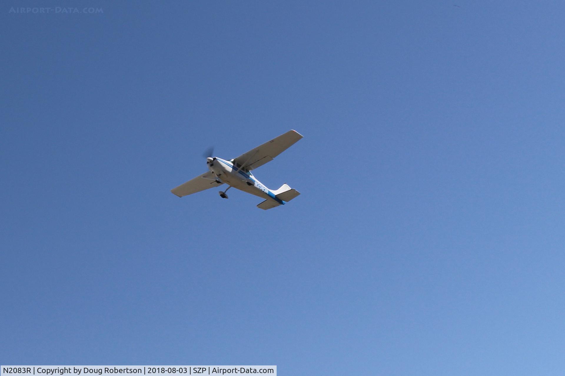 N2083R, 1964 Cessna 182G Skylane C/N 18255283, 1964 Cessna 182G SKYLANE, Continental O-470-S 230 Hp, takeoff climb Rwy 22