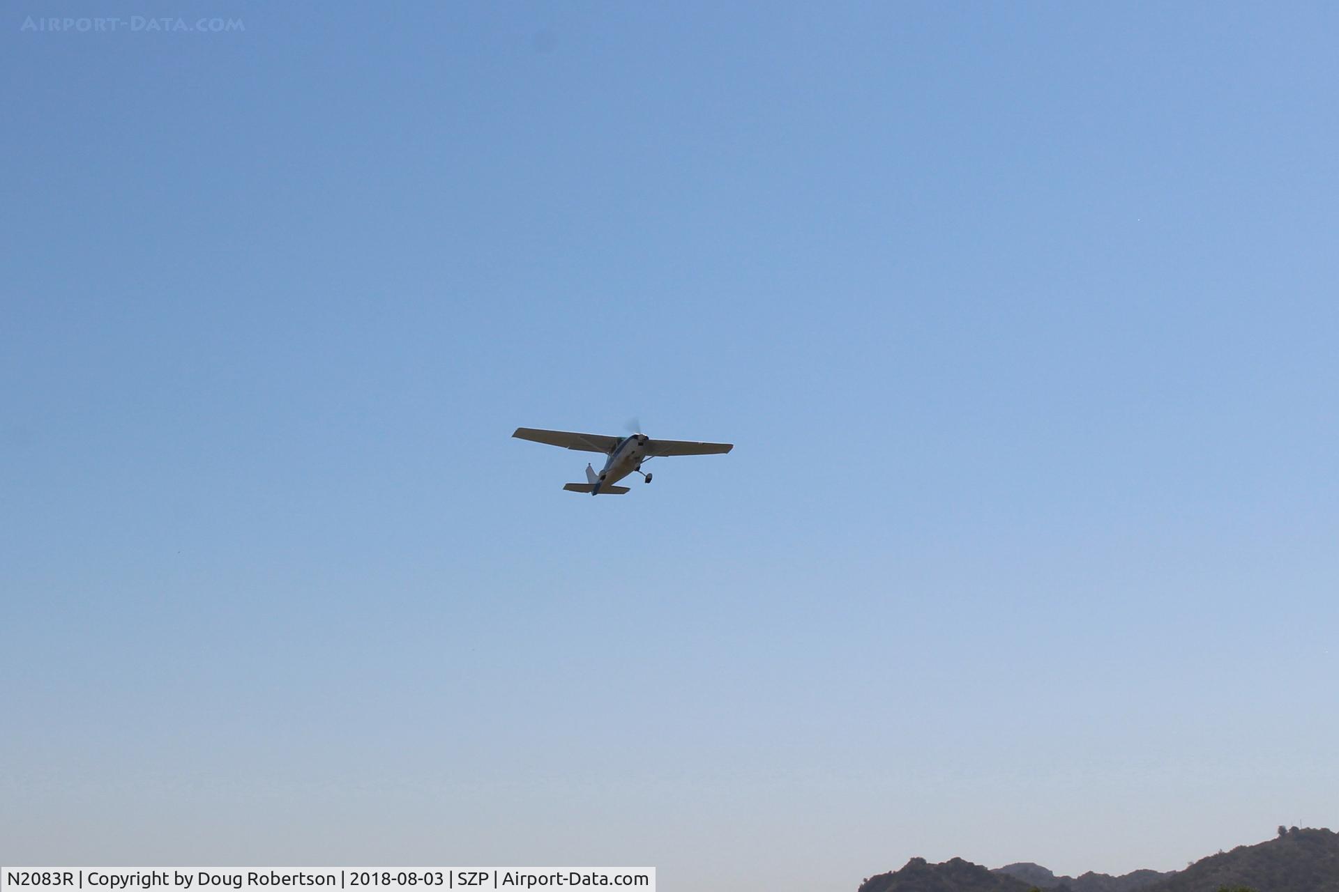 N2083R, 1964 Cessna 182G Skylane C/N 18255283, 1964 Cessna 182G SKYLANE, Continental O-470-S 230 Hp, takeoff climb Rwy 22
