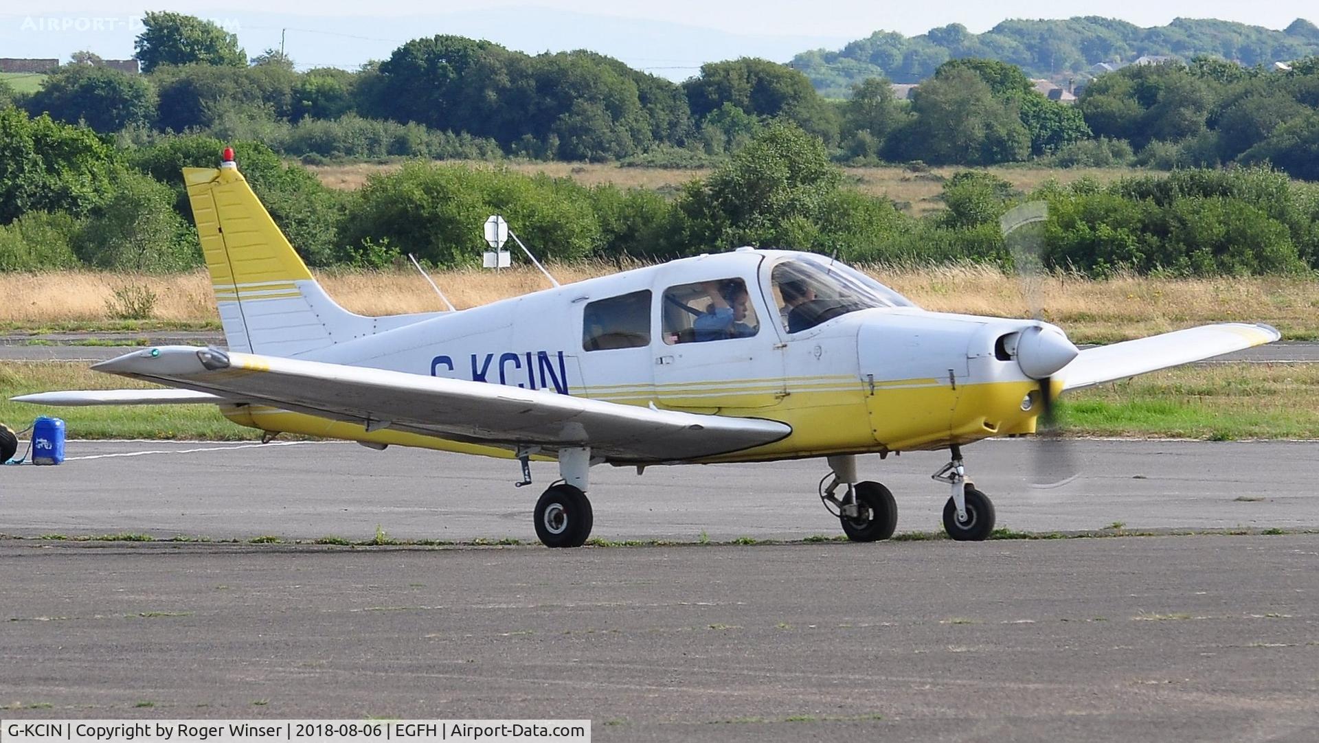 G-KCIN, 1989 Piper PA-28-161 Cadet C/N 2841102, Visiting Piper Cadet.