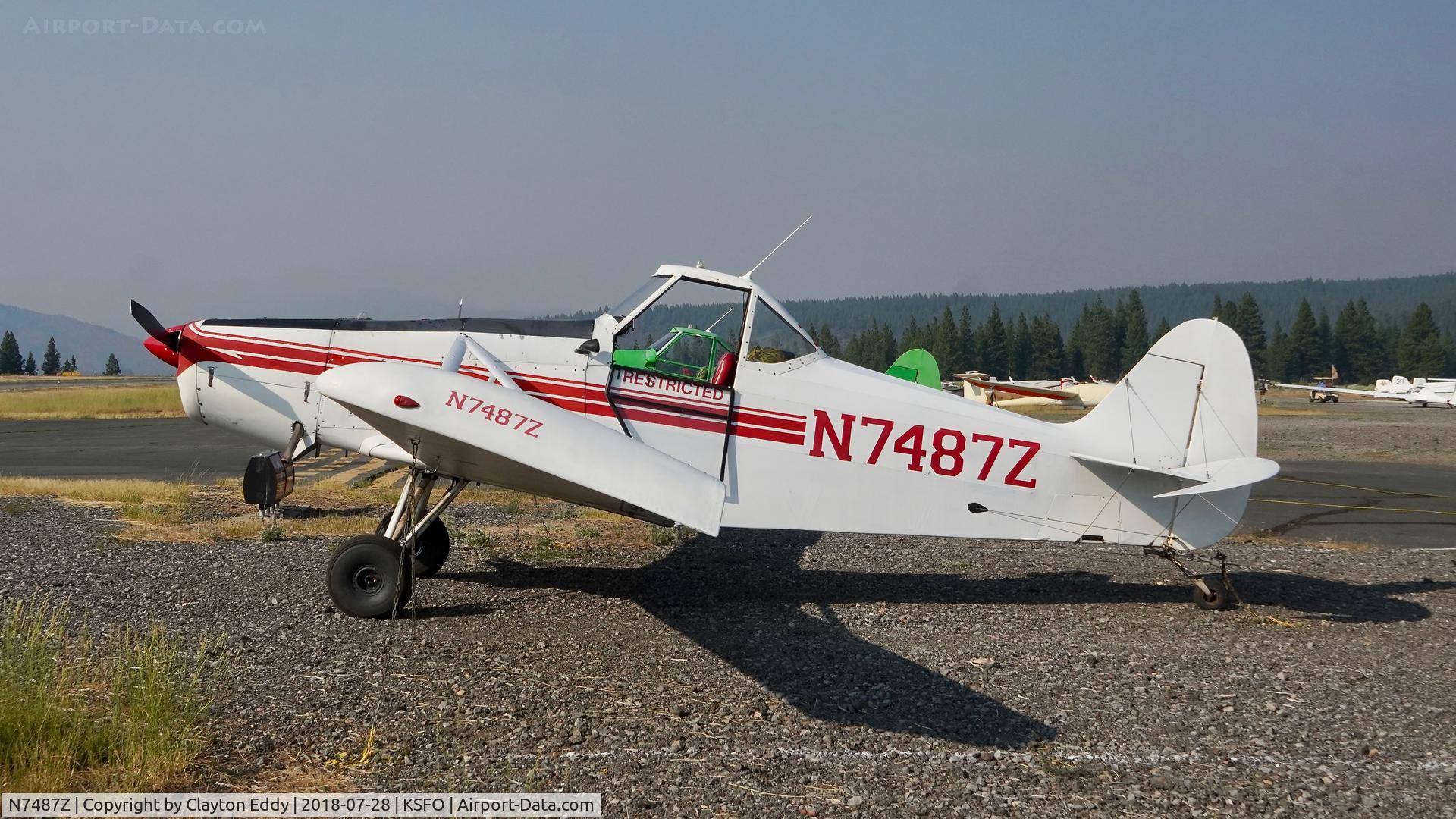 N7487Z, 1965 Piper PA-25-235 Pawnee C/N 25-3502, SFO 2018.