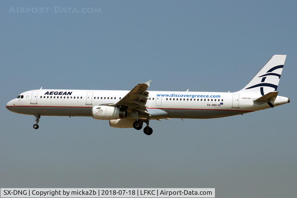 SX-DNG, 2005 Airbus A321-231 C/N 2610, Landing