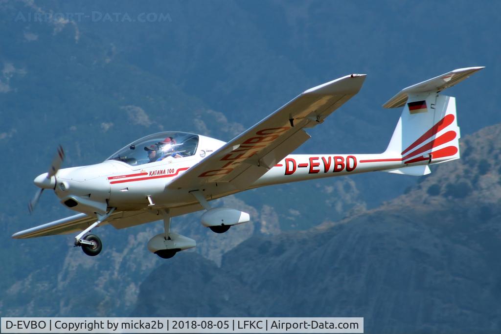 D-EVBO, 1994 HOAC DV-20 Katana C/N 20060, Landing