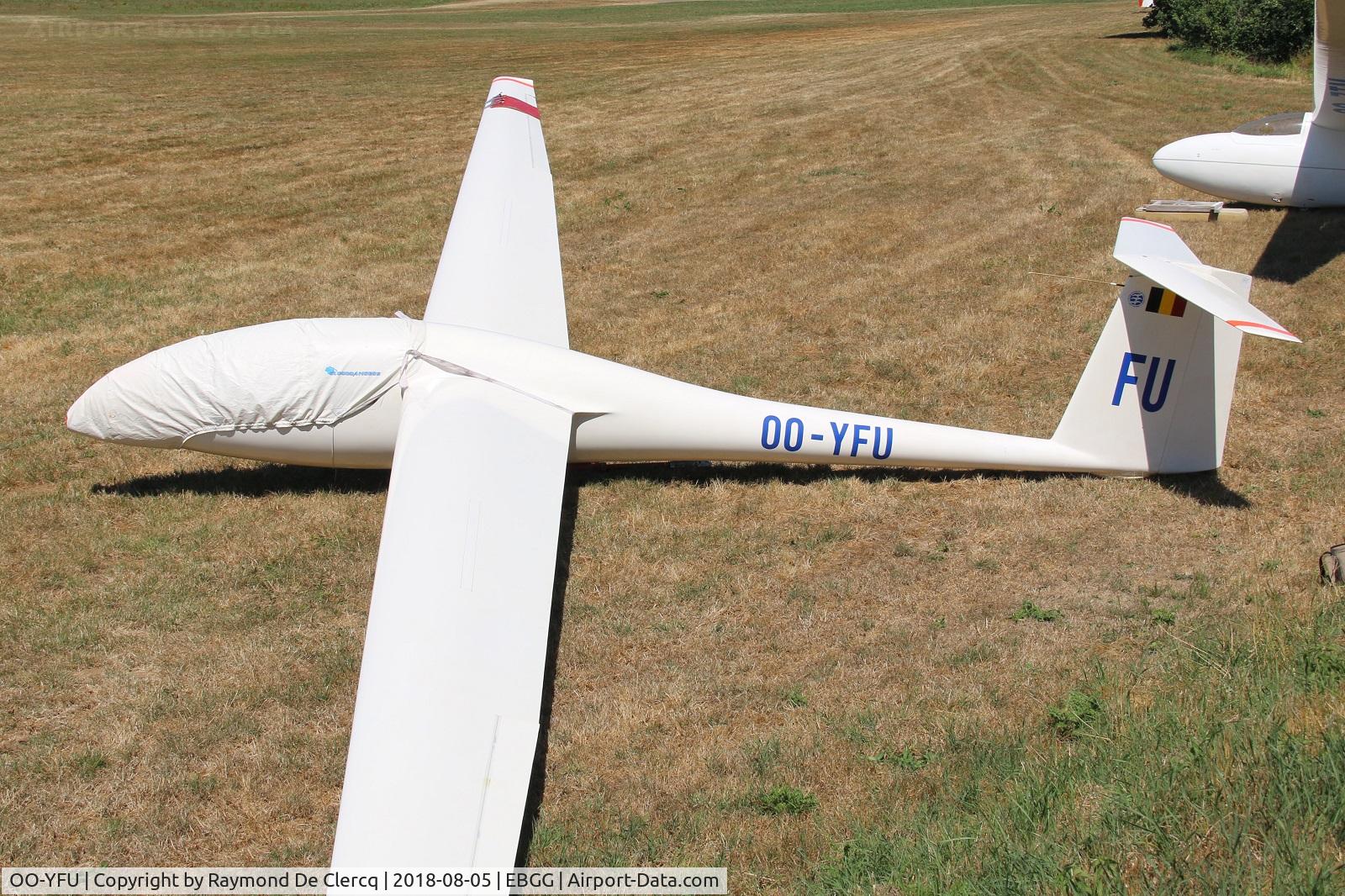 OO-YFU, 1972 Schempp-Hirth Standard Cirrus C/N 195, At Overboelare - Geraardsbergen