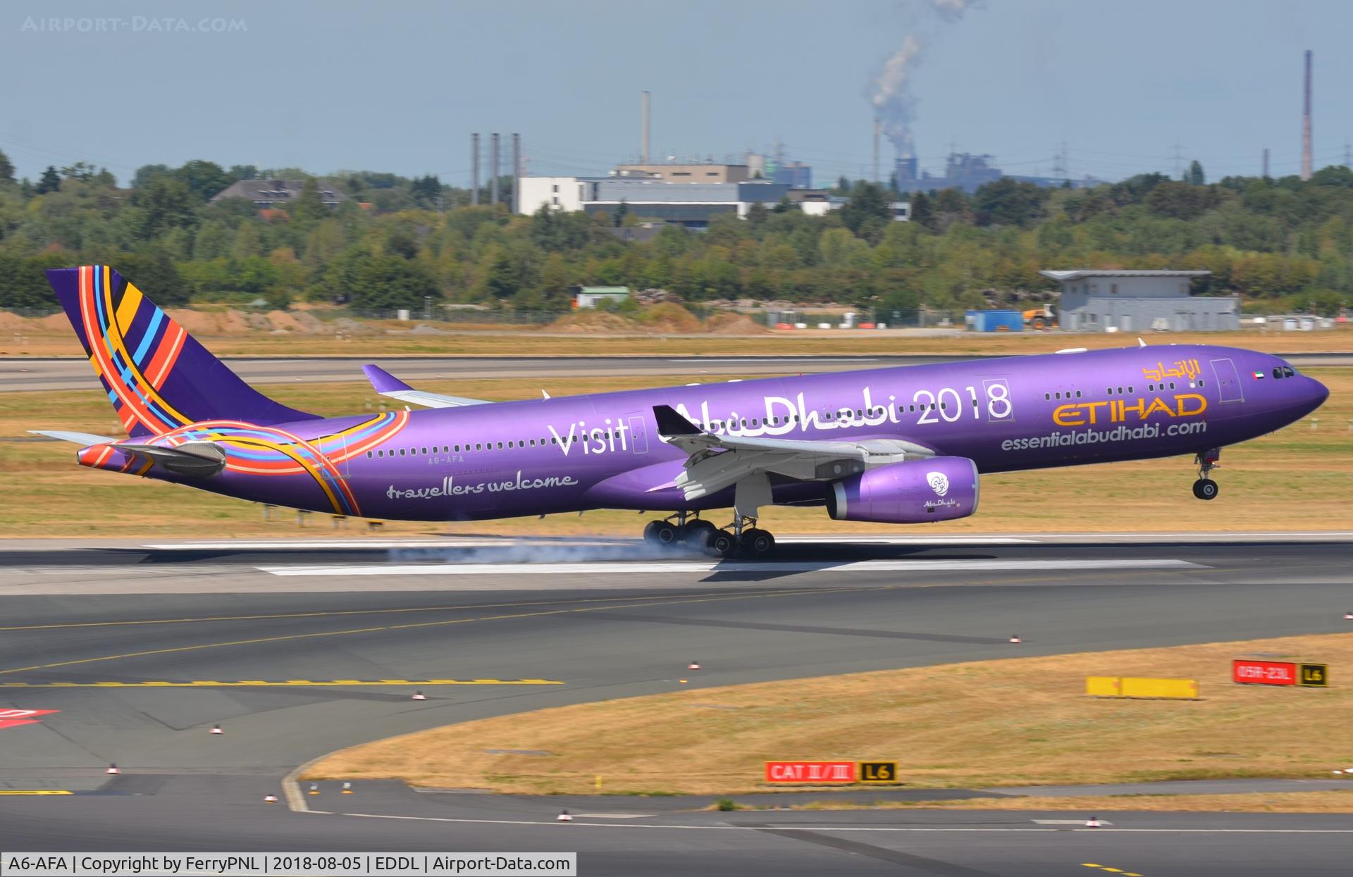 A6-AFA, 2009 Airbus A330-343X C/N 1071, Etihad A333 in Visit Abu Dhabi c/s