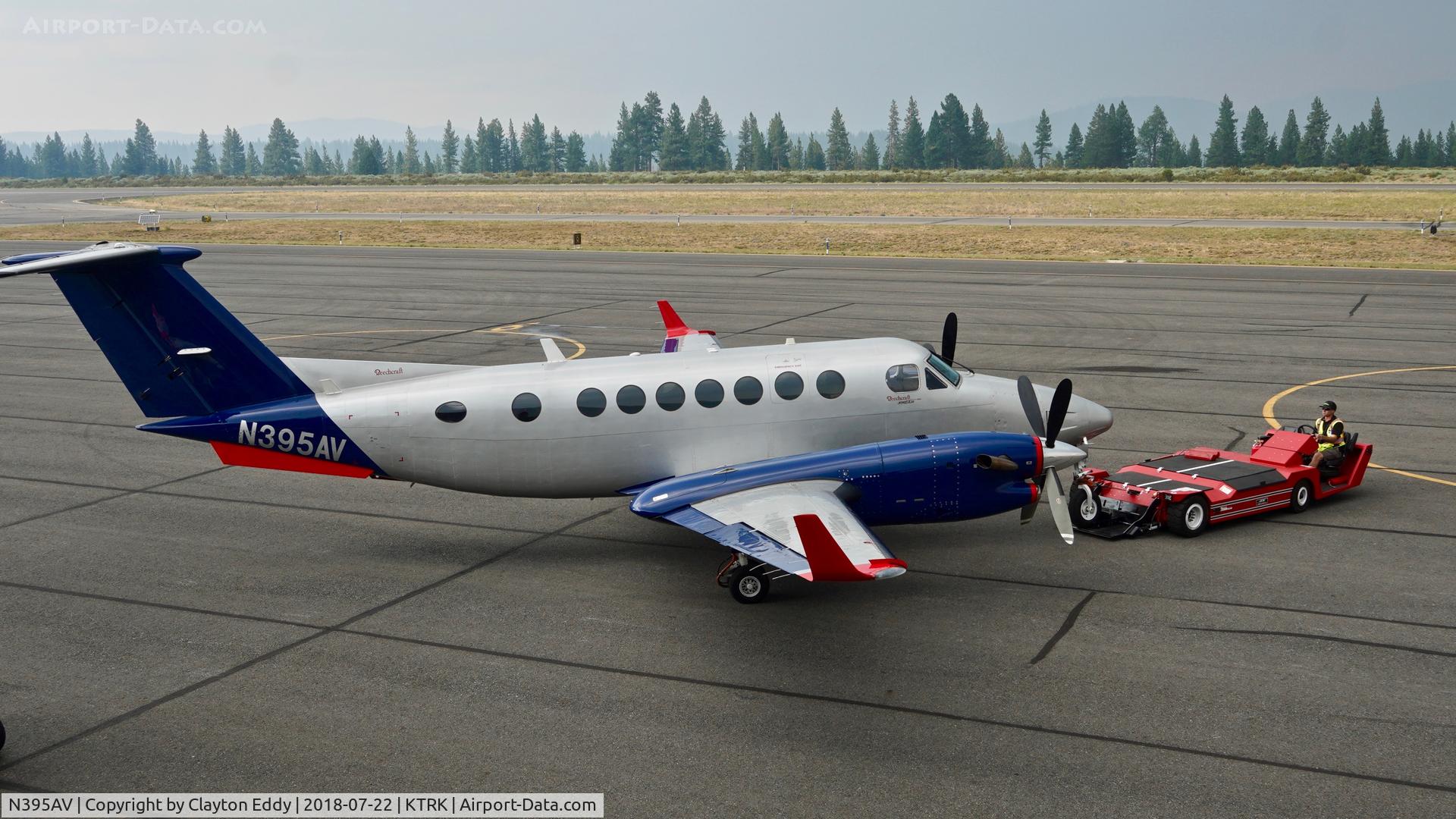 N395AV, 2003 Raytheon Aircraft Company B300 C/N FL-375, Truckee Airport California 2018.