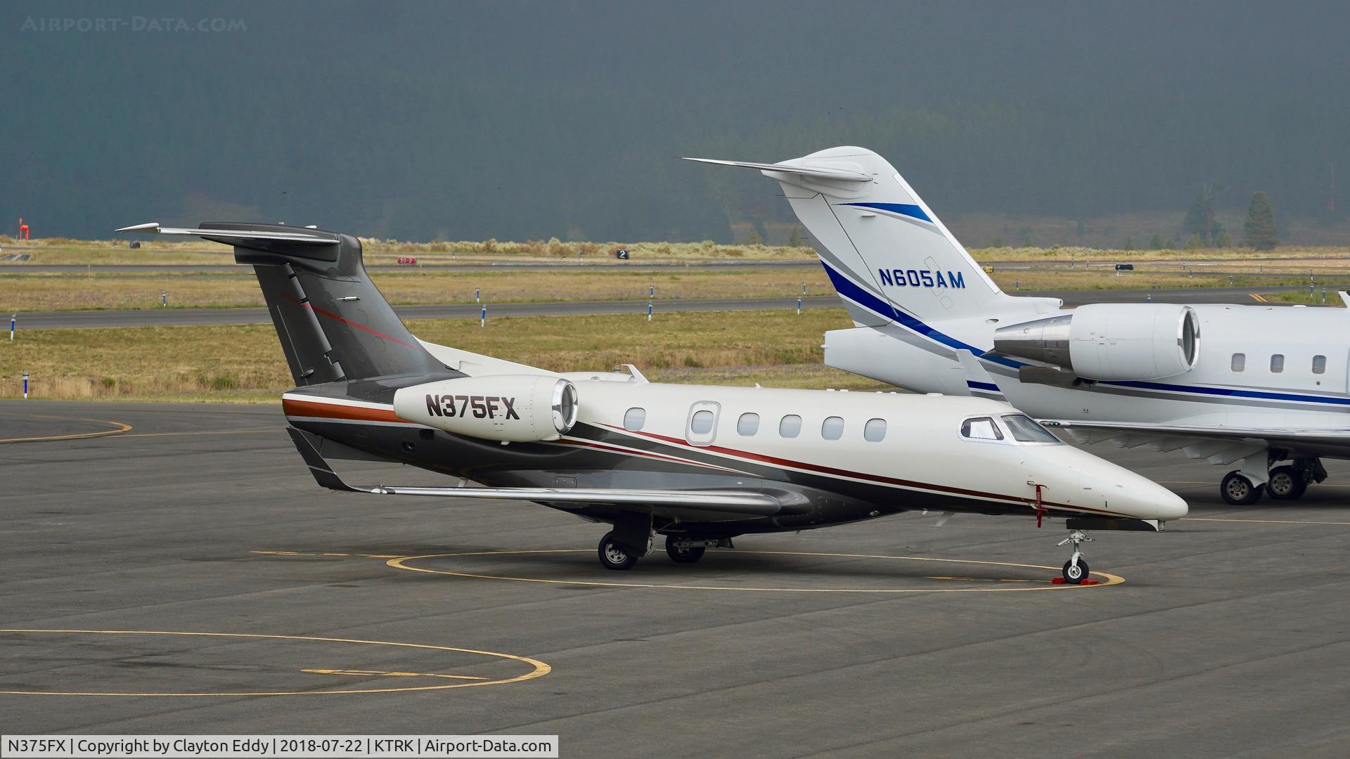 N375FX, 2017 Embraer EMB-505 Phenom 300 C/N 50500394, Truckee Airport California 2018.