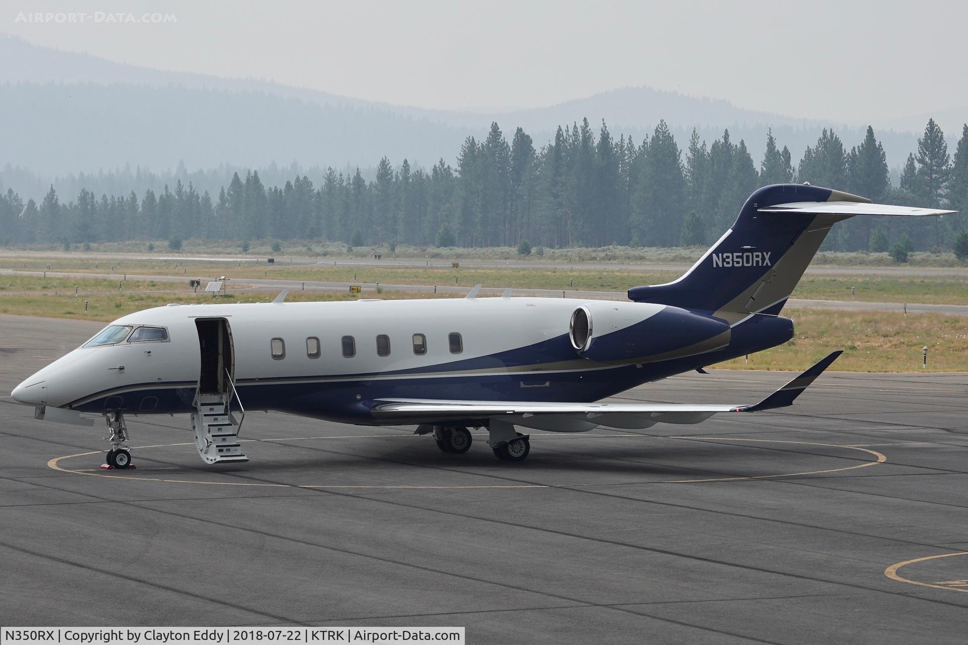 N350RX, 2015 Bombardier BD-100-1A10 C/N 20582, Truckee Airport California 2018.