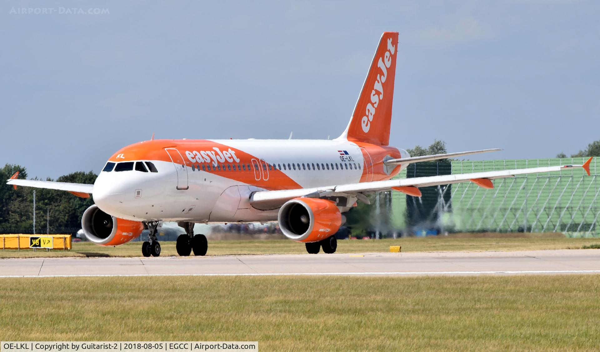 OE-LKL, 2009 Airbus A319-111 C/N 4048, At Manchester