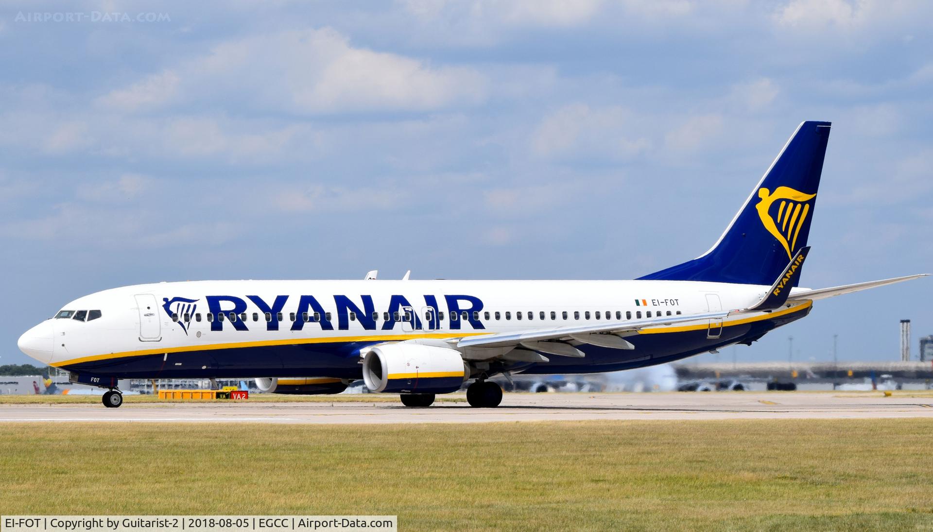 EI-FOT, 2016 Boeing 737-8AS C/N 44730, At Manchester