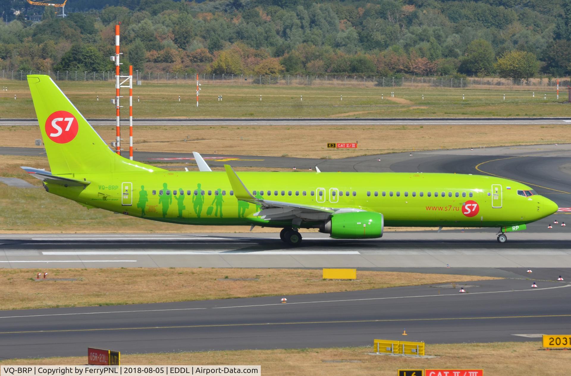 VQ-BRP, 2014 Boeing 737-8LP C/N 41709, S7 B738 departing DUS