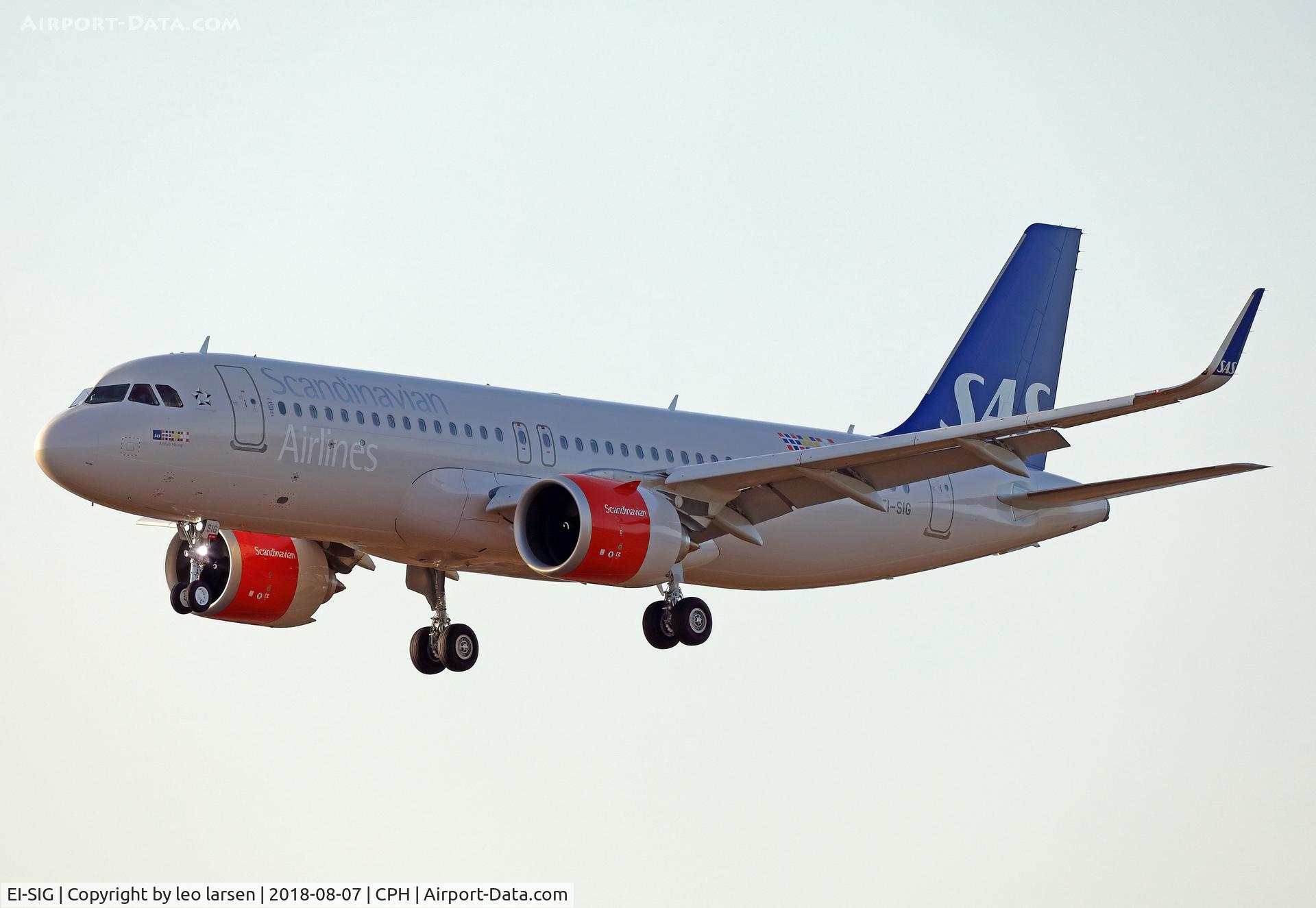 EI-SIG, 2018 Airbus A320-251N C/N 8333, Copenhagen 7.8.2018
