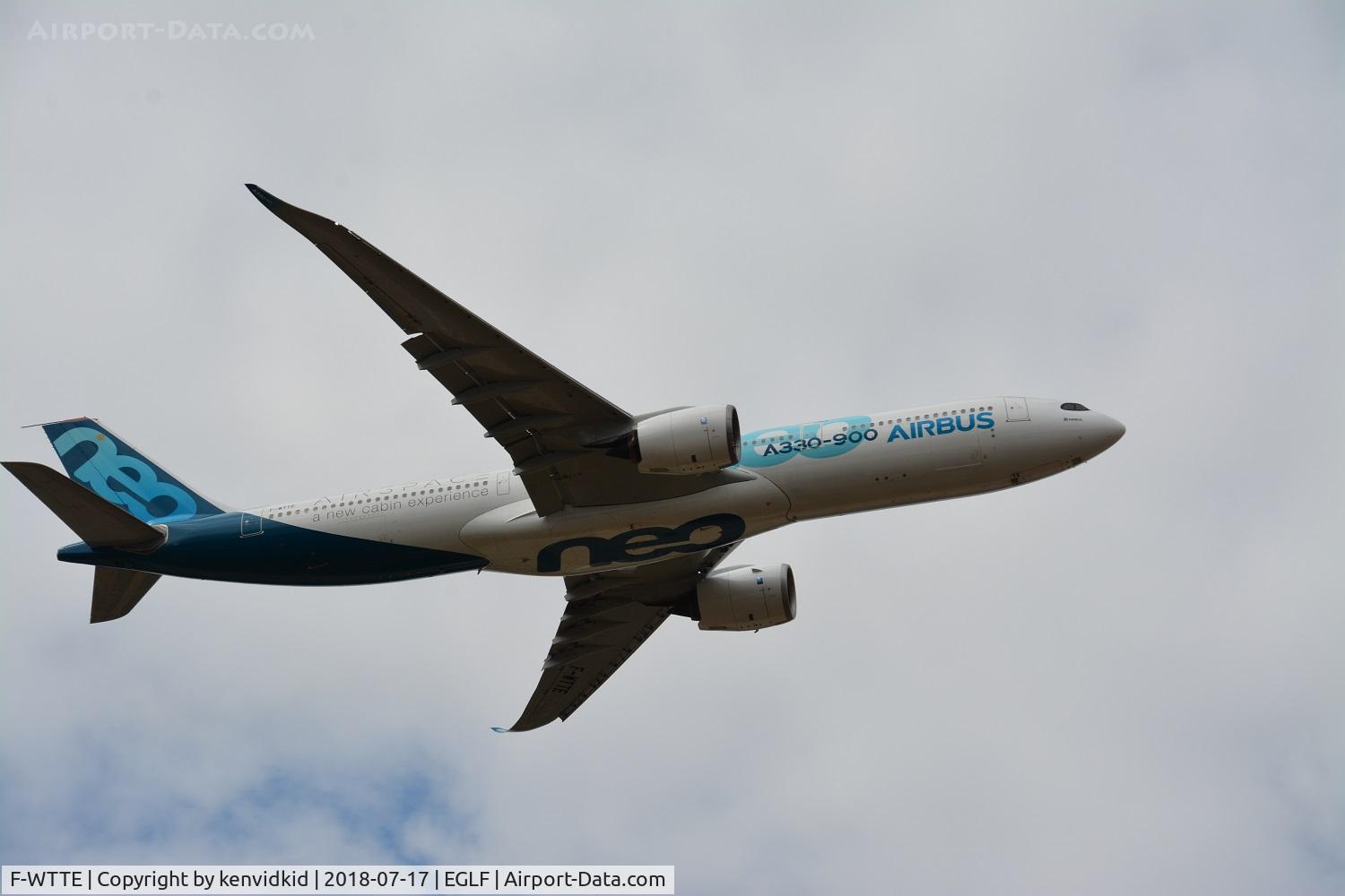 F-WTTE, 2017 Airbus A330-941N C/N 1812, Displaying at FIA 2018.